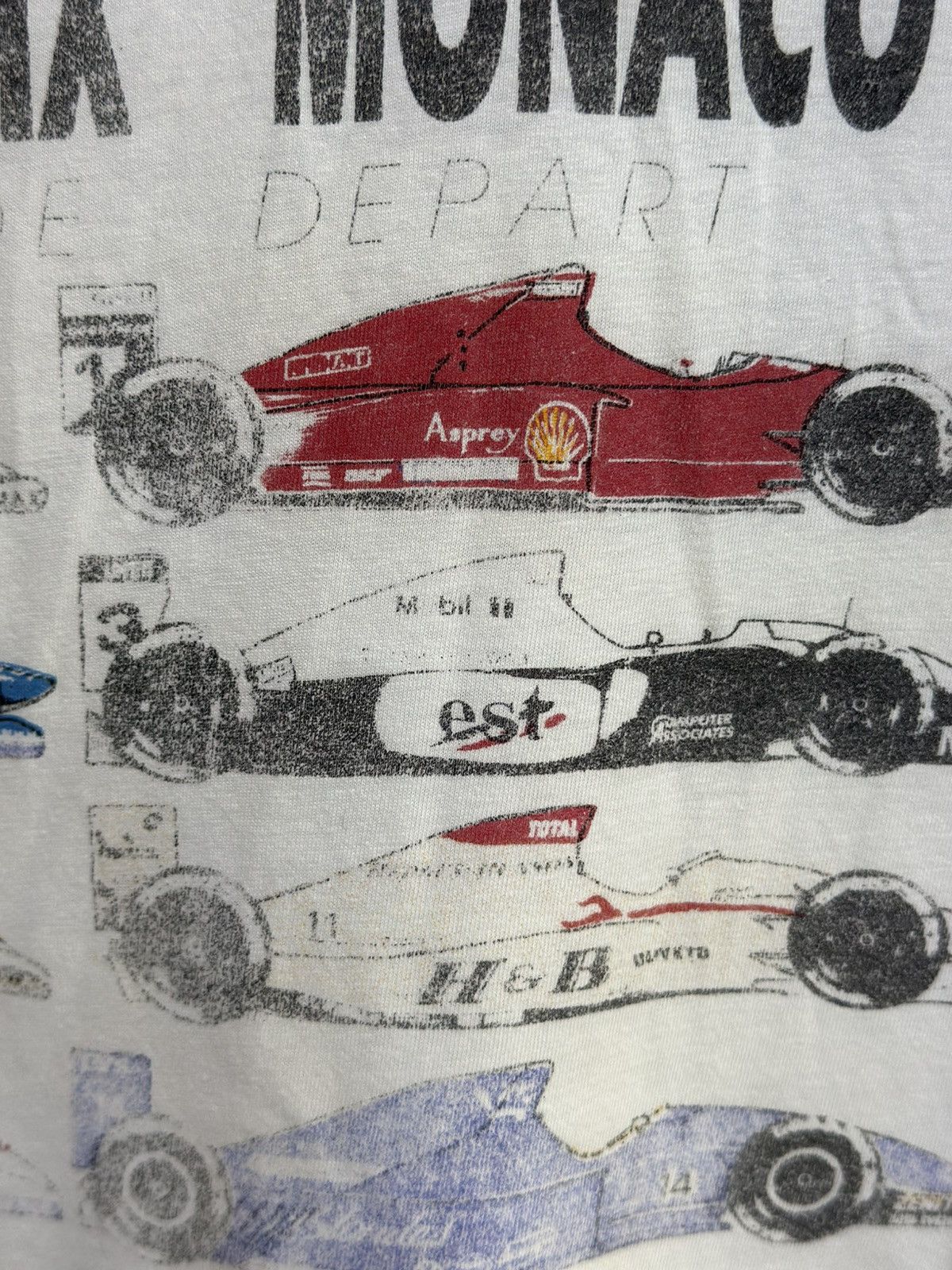 Vintage Vintage Grand Prix Monaco Sun Faded Tee Size US XL / EU 56 / 4 - 3 Thumbnail
