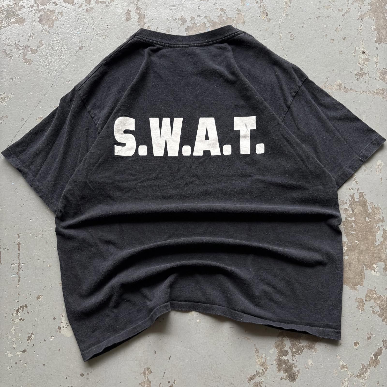 Vintage Vintage S.W.A.T. Special Weapons And Tactics Grunge Shirt Size US XL / EU 56 / 4 - 1 Thumbnail