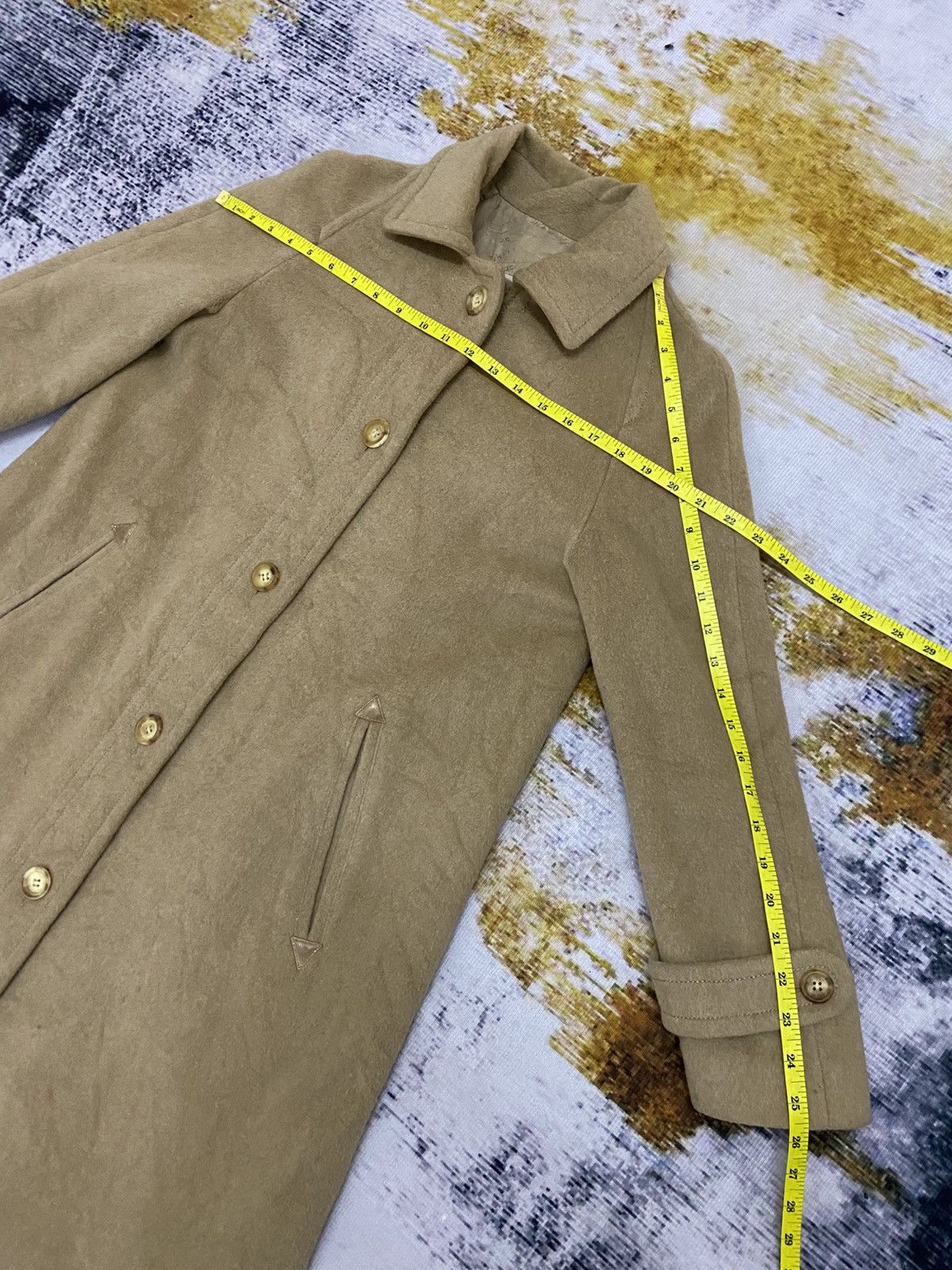 Celine Celine Wool Trench Coat Jacket Size S / US 4 / IT 40 - 19 Thumbnail