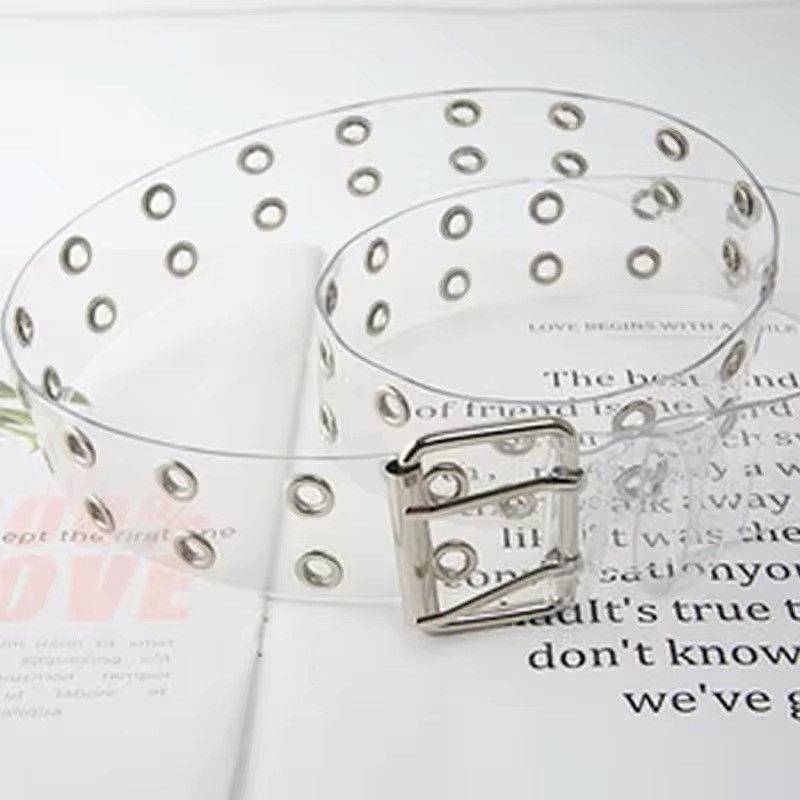 Japanese Brand × Vintage Two Row PVC Clear Bel Size ONE SIZE - 1 Thumbnail