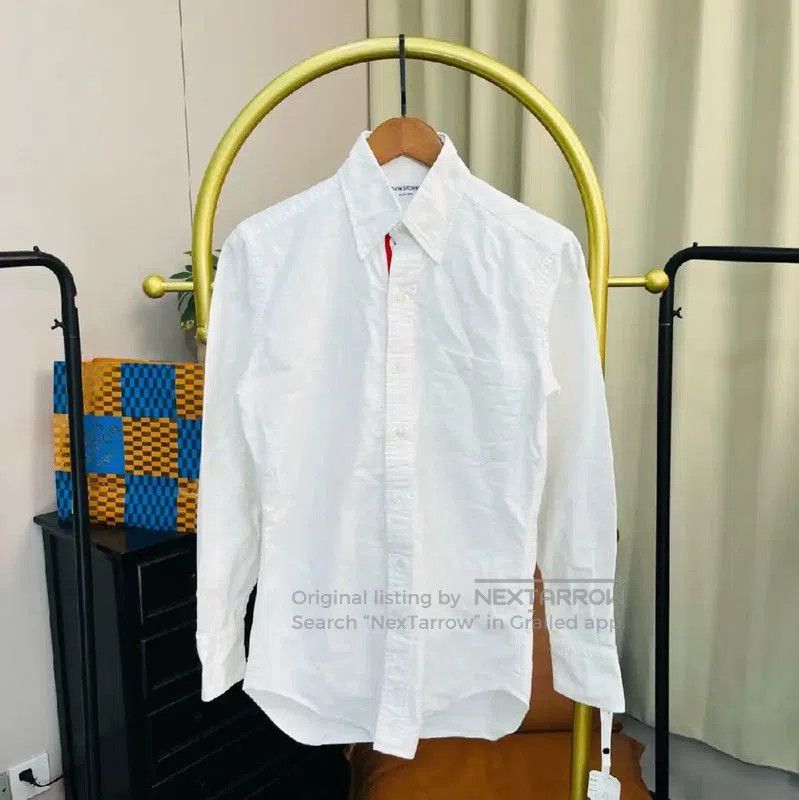 Thom Browne Thom Browne White Cotton Women's Shirt . Size XXS / US 00 / IT 34 - 1 Thumbnail