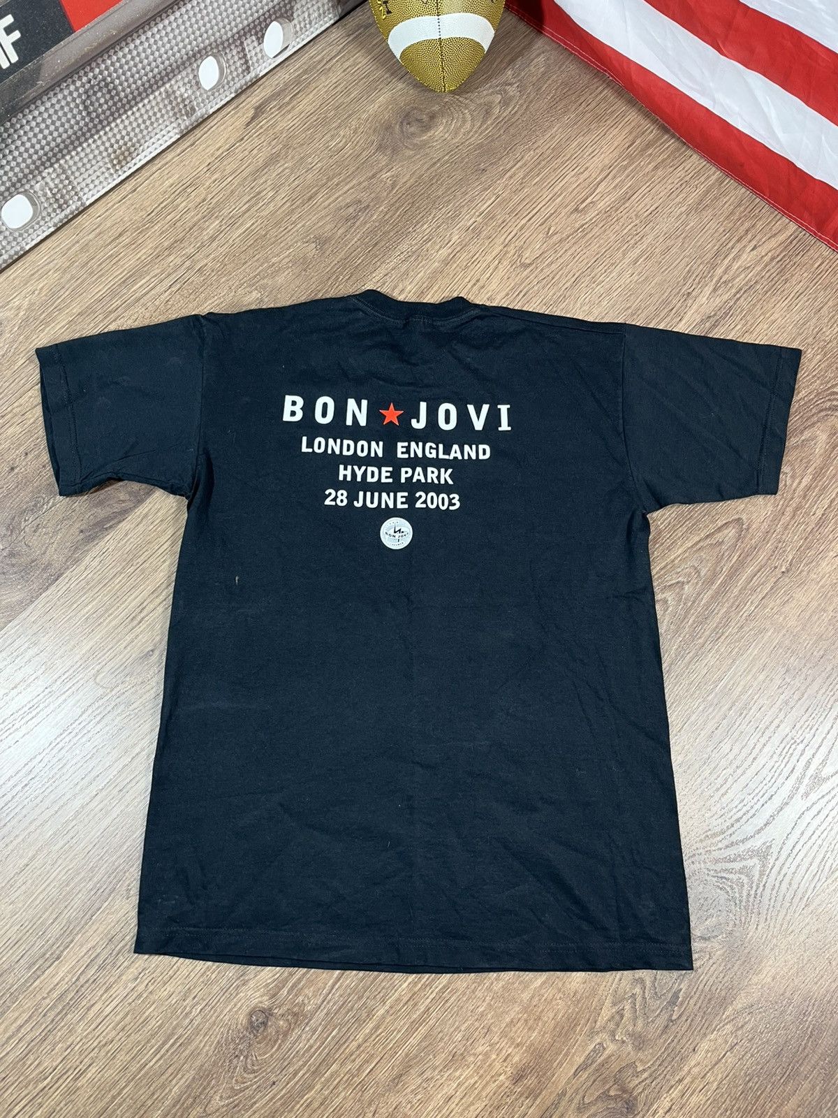 Band Tees Vintage Bon Jovi Bounce Concert Tour 2003 T Shirt Size US M / EU 48-50 / 2 - 6 Thumbnail