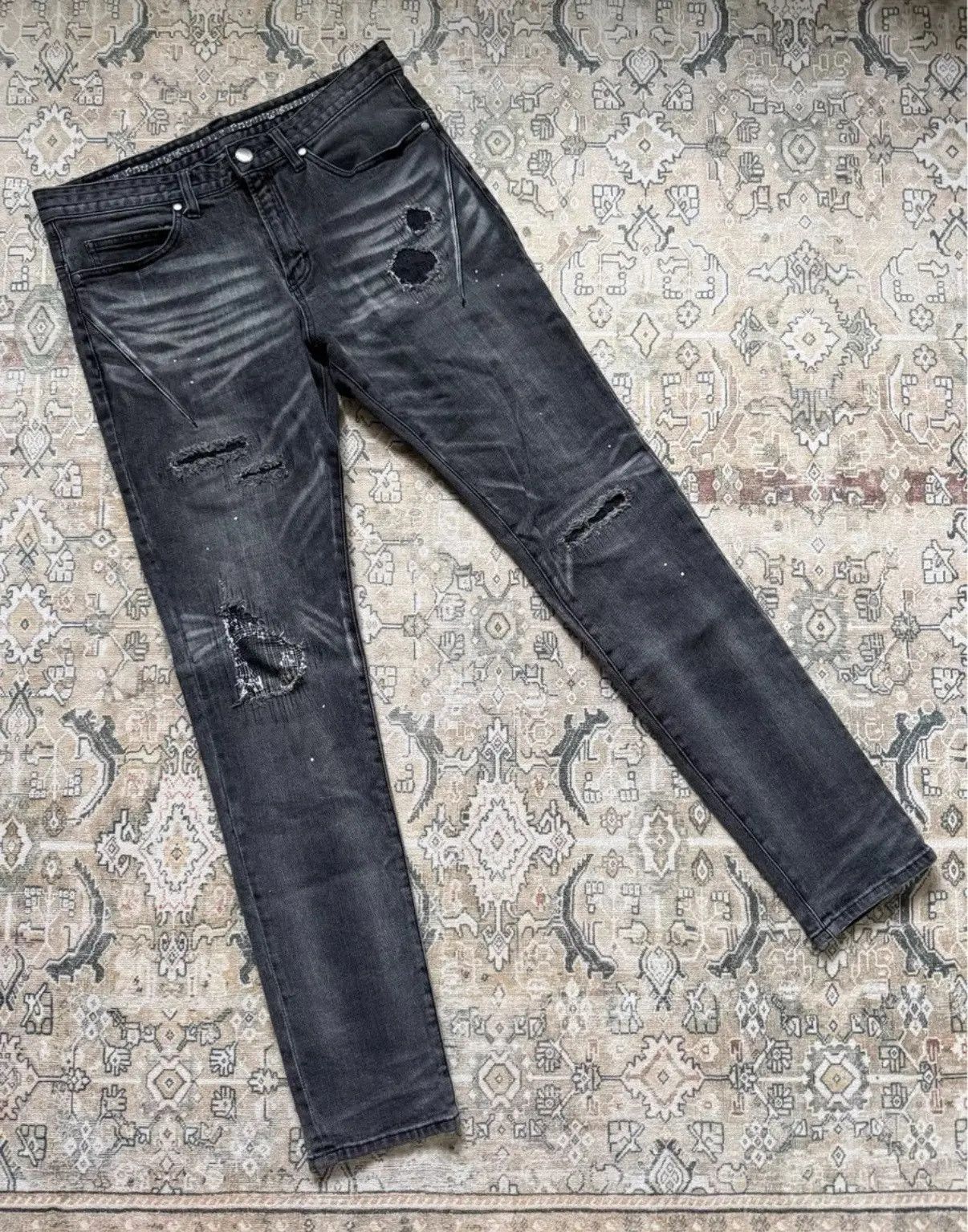 Number (N)ine Number Nine Music Note Stretch Denim | Grailed