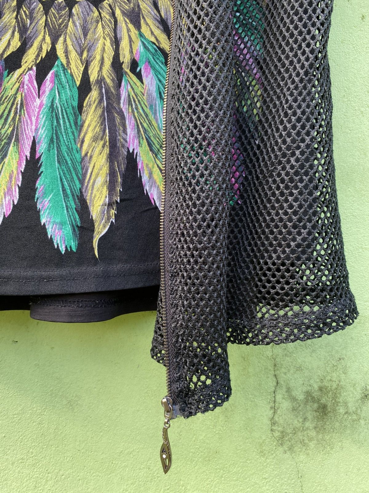Other Japanese Vintage Boho Tribal Feather Graphic Mesh Layered Size ONE SIZE - 7 Thumbnail
