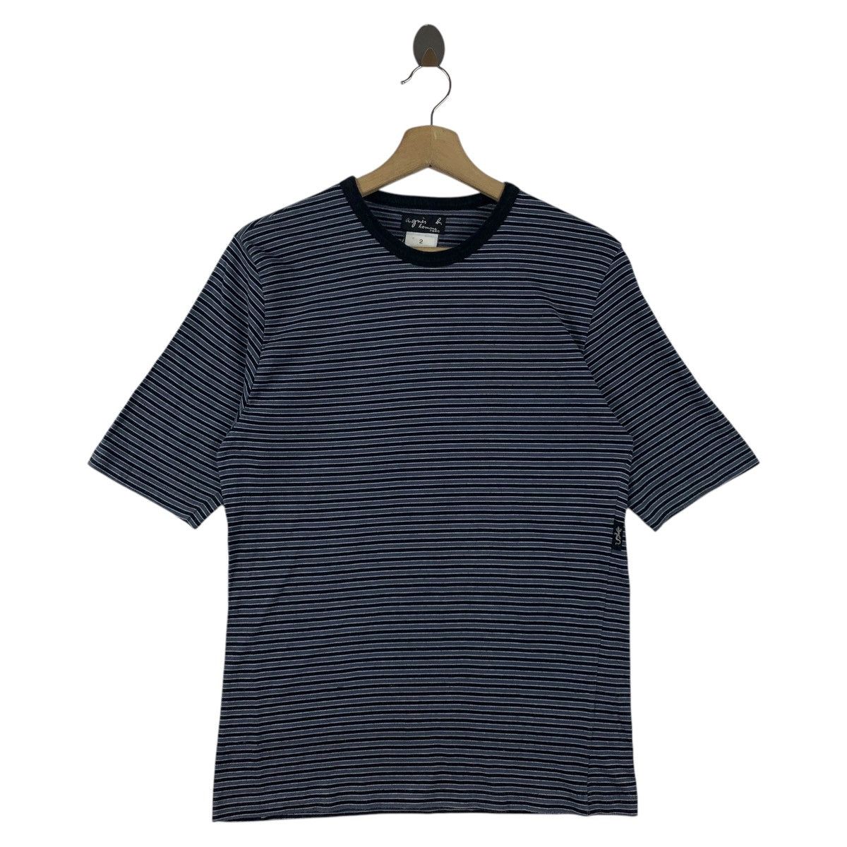 Designer × agnes b. AGNES B Paris small stripe tee Size US S / EU 44-46 / 1 - 1 Thumbnail