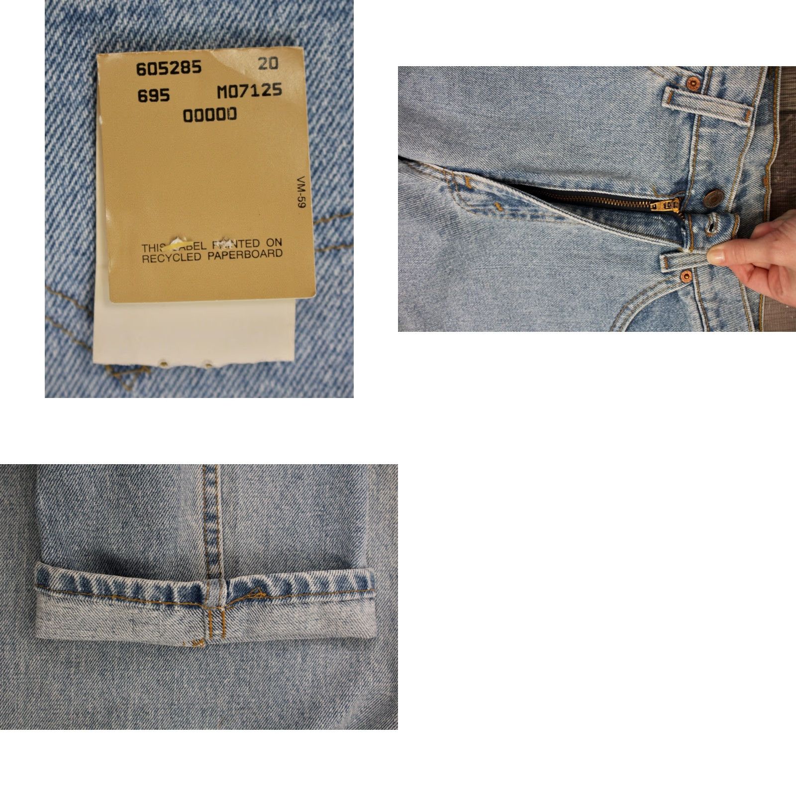 Levi's VINTAGE Levi's 555 Jeans Shirt Size US 30 / EU 46 - 9 Thumbnail