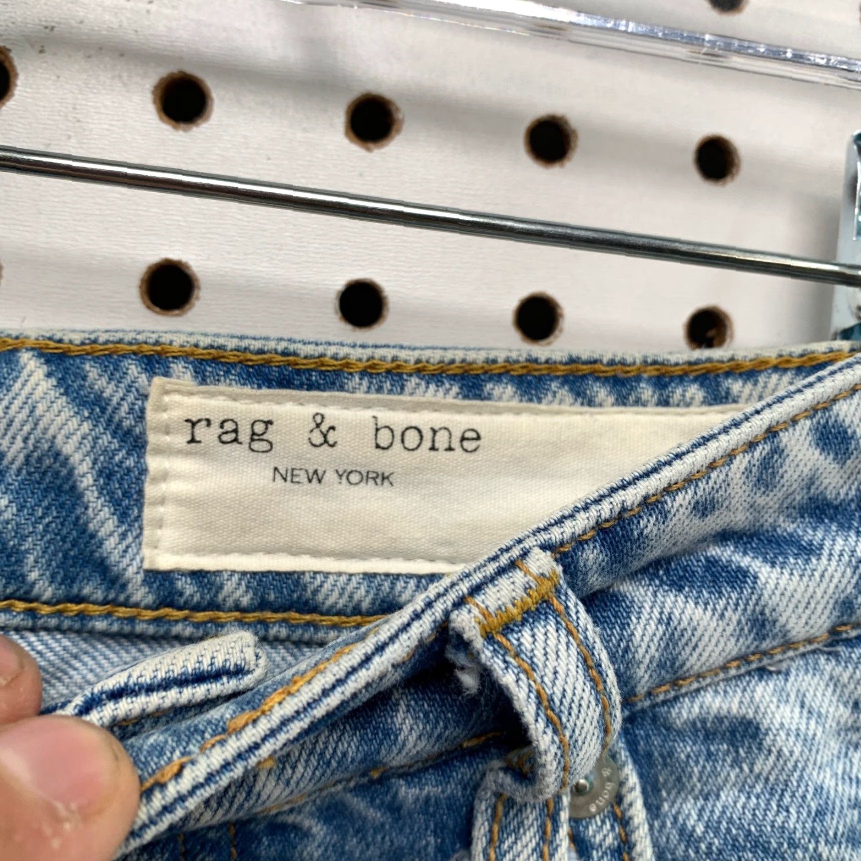 Rag & Bone Rag & Bone Jeans Womens Medium Blue Skinny Fit Denim 31x27 Jeans Size 24" / US 00 / IT 34 - 4 Thumbnail