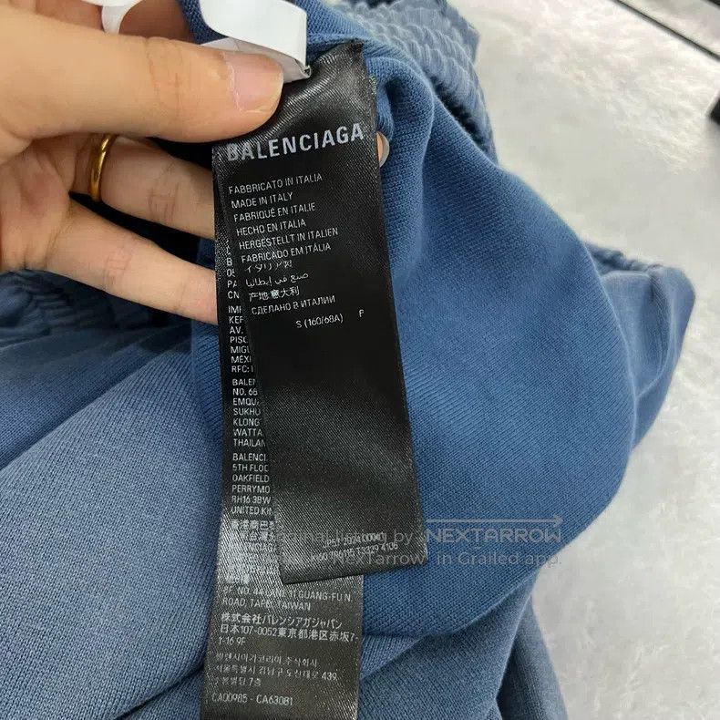 Balenciaga Balenciaga size S Distressed Flame Logo Embroidered Shorts Size US 27 - 4 Thumbnail