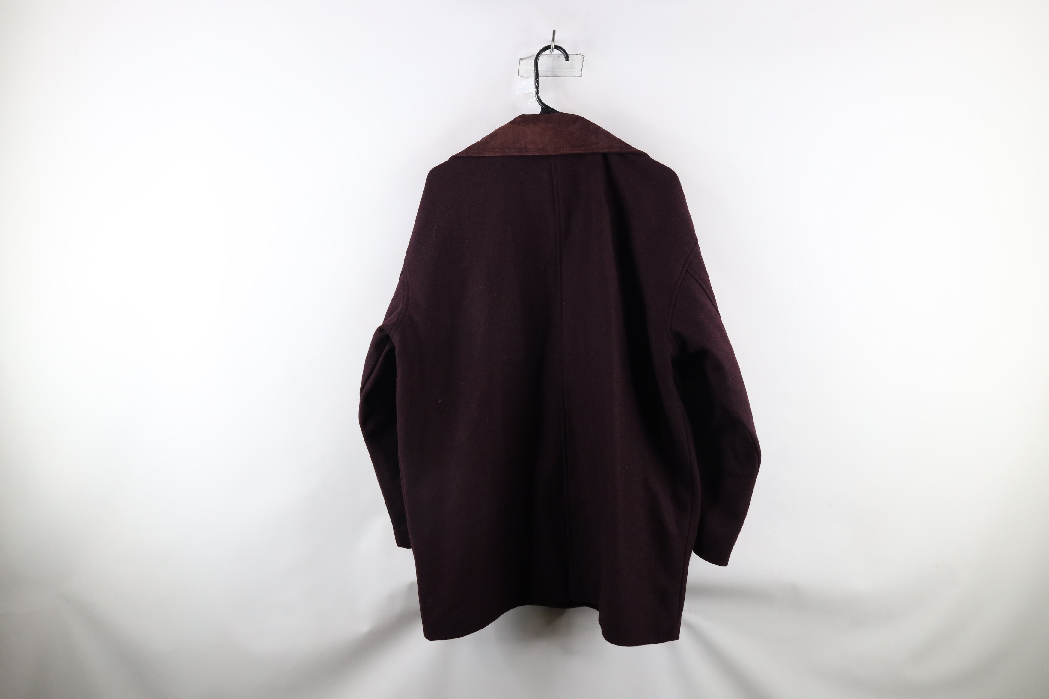 Vintage Vintage 90s Streetwear Trim Wool Quilted Jacket Purple Size US M / EU 48-50 / 2 - 15 Thumbnail