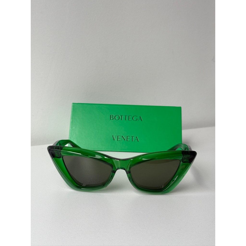 Bottega Veneta NEW Bottega Veneta BV1101S Cat Eye Sunglasses in Green Size ONE SIZE - 5 Thumbnail