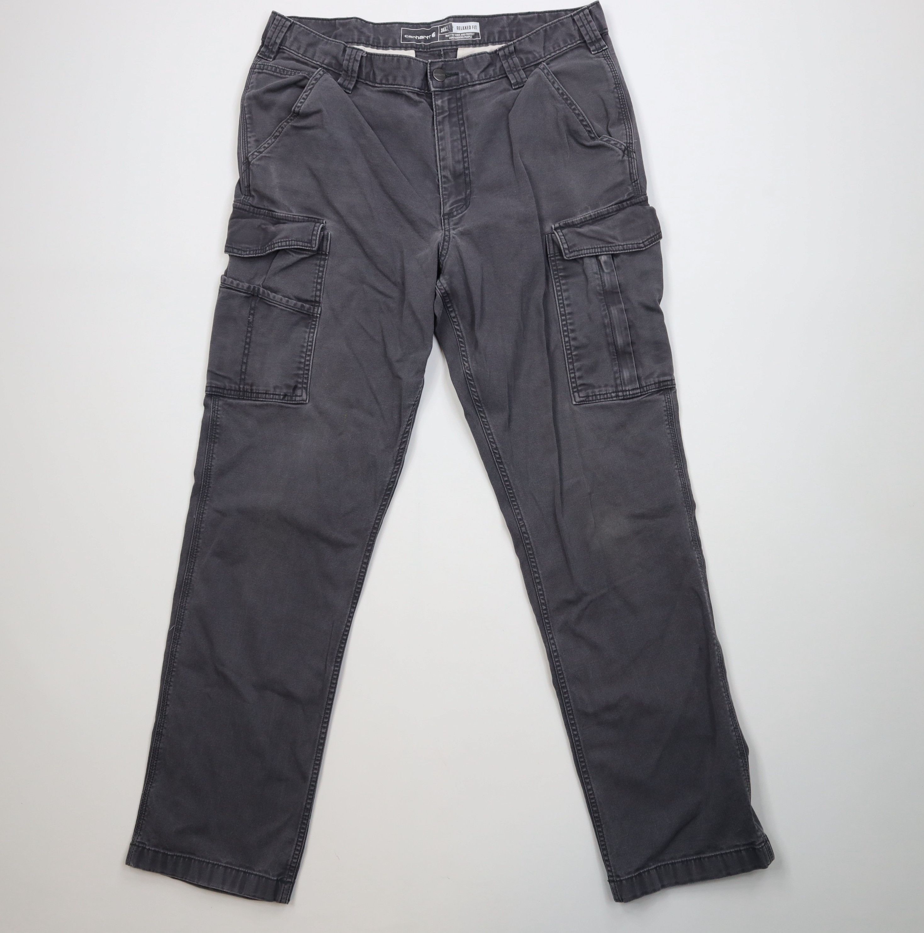 Carhartt Vintage Y2K Carhartt Relaxed Fit Canvas Cargo Pants Gray Size US 36 / EU 52 - 1 Thumbnail