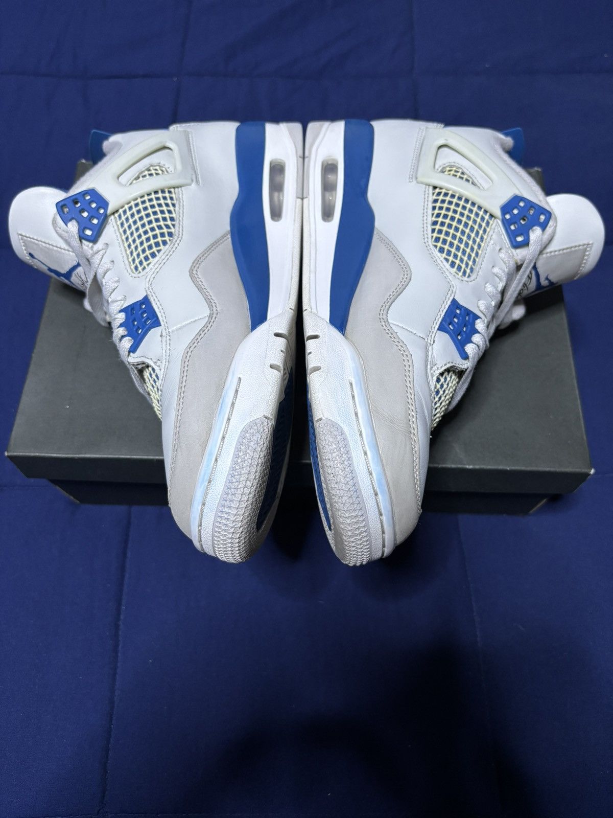 Jordan Brand Jordan 4 Retro Military Blue 2024 Size 10 Size US 10 / EU 43 - 3 Thumbnail