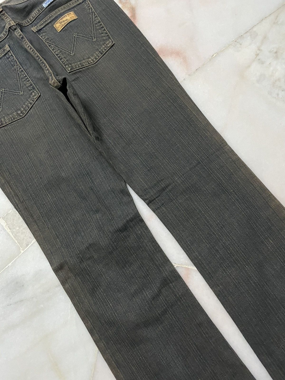 Wrangler 💥Flare💥Vintage Wrangler Western Buffalo Mudmax Bootcut Sick Size US 27 - 12 Thumbnail