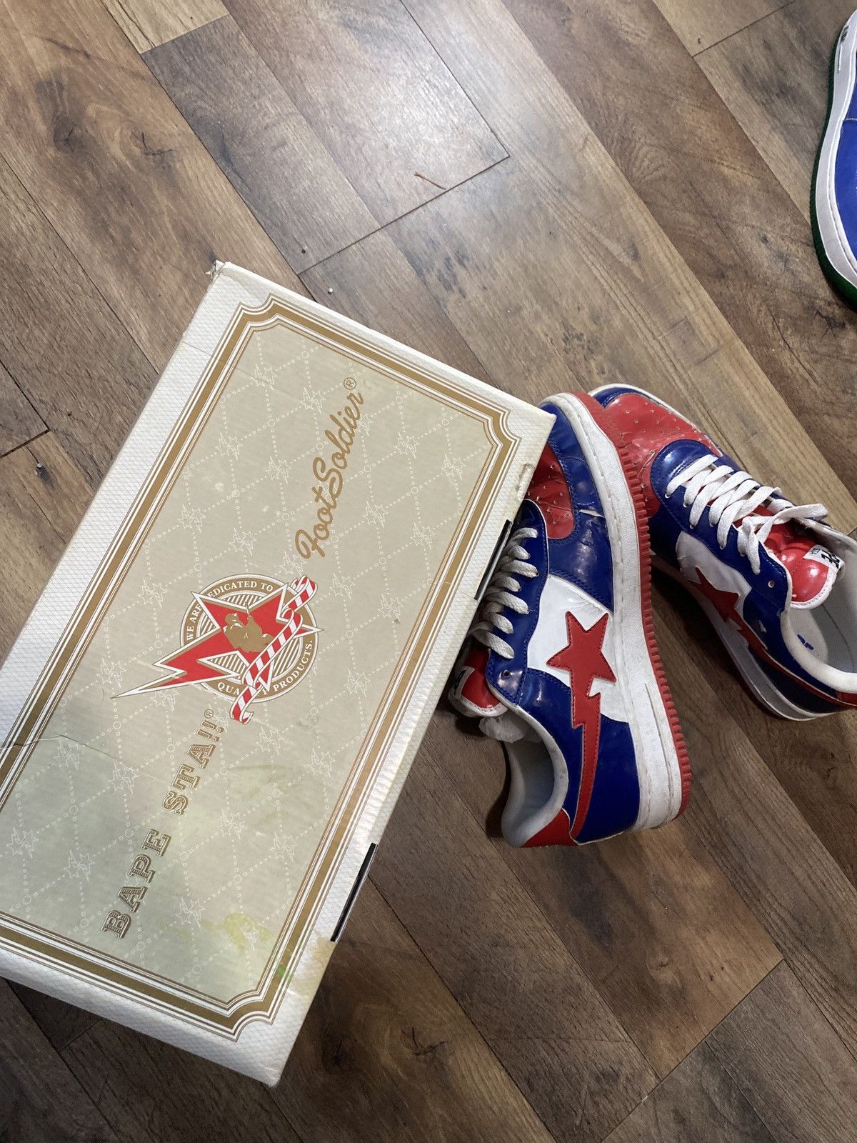 Bape Bapesta “Puerto Rico” 🇵🇷 Size US 10 / EU 43 - 6 Thumbnail
