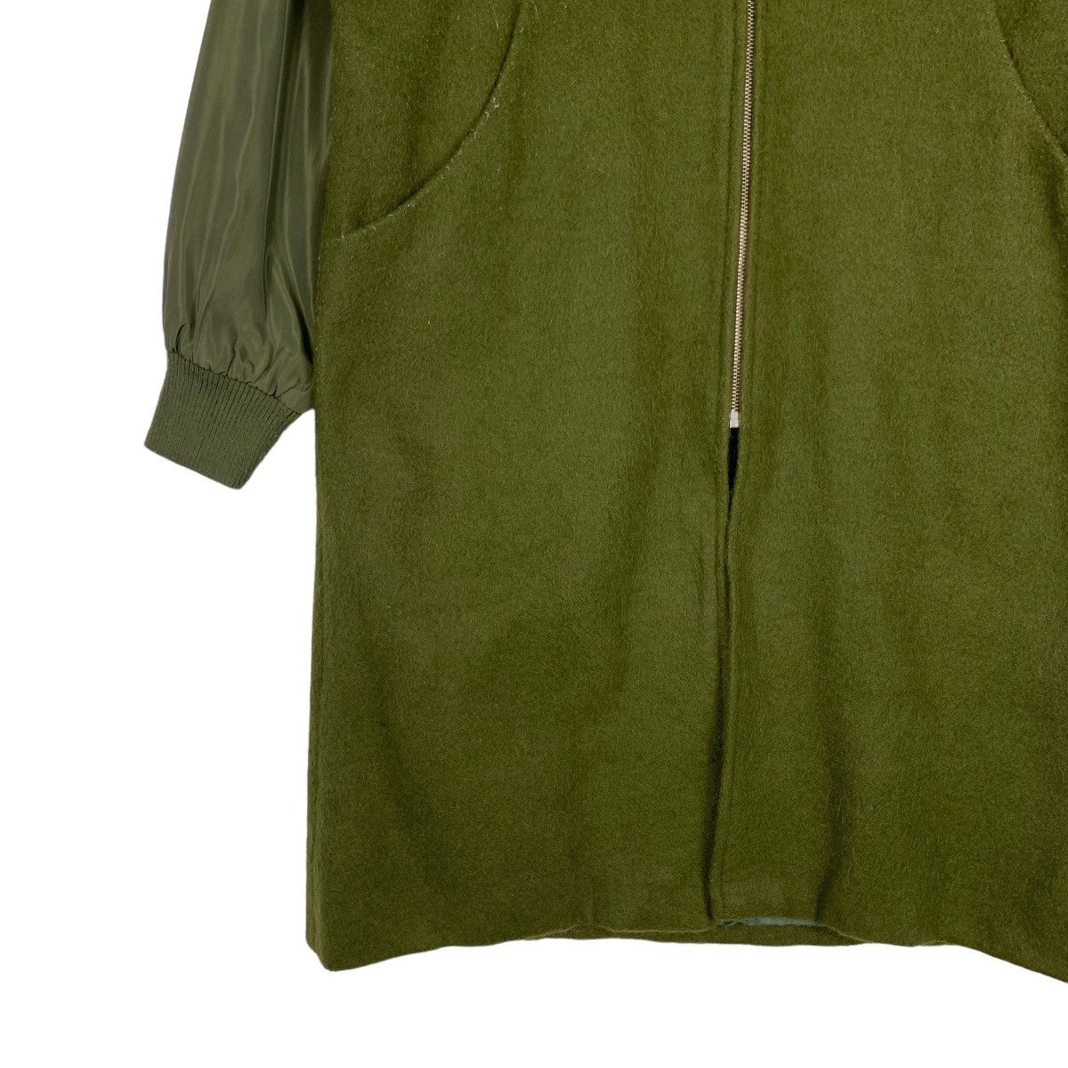 Japanese Brand LOAF Japan Long Bomber Jacket in Green #1158-C53 Size US S / EU 44-46 / 1 - 3 Thumbnail