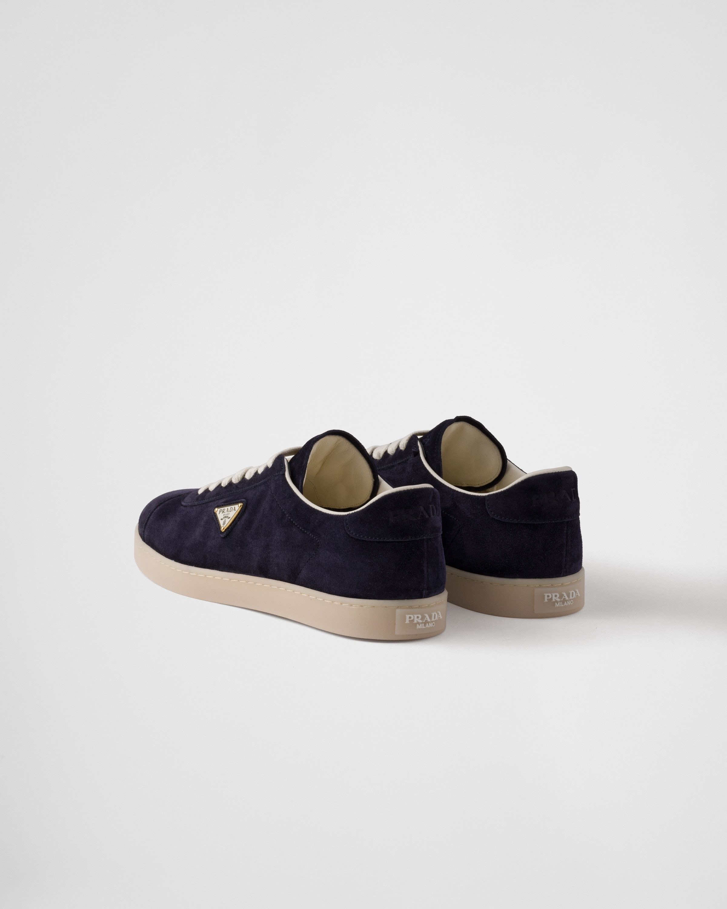 Prada o1mt1gz0325 Lane Suede Sneakers in Purple Size US 11.5 / EU 44-45 - 4 Thumbnail