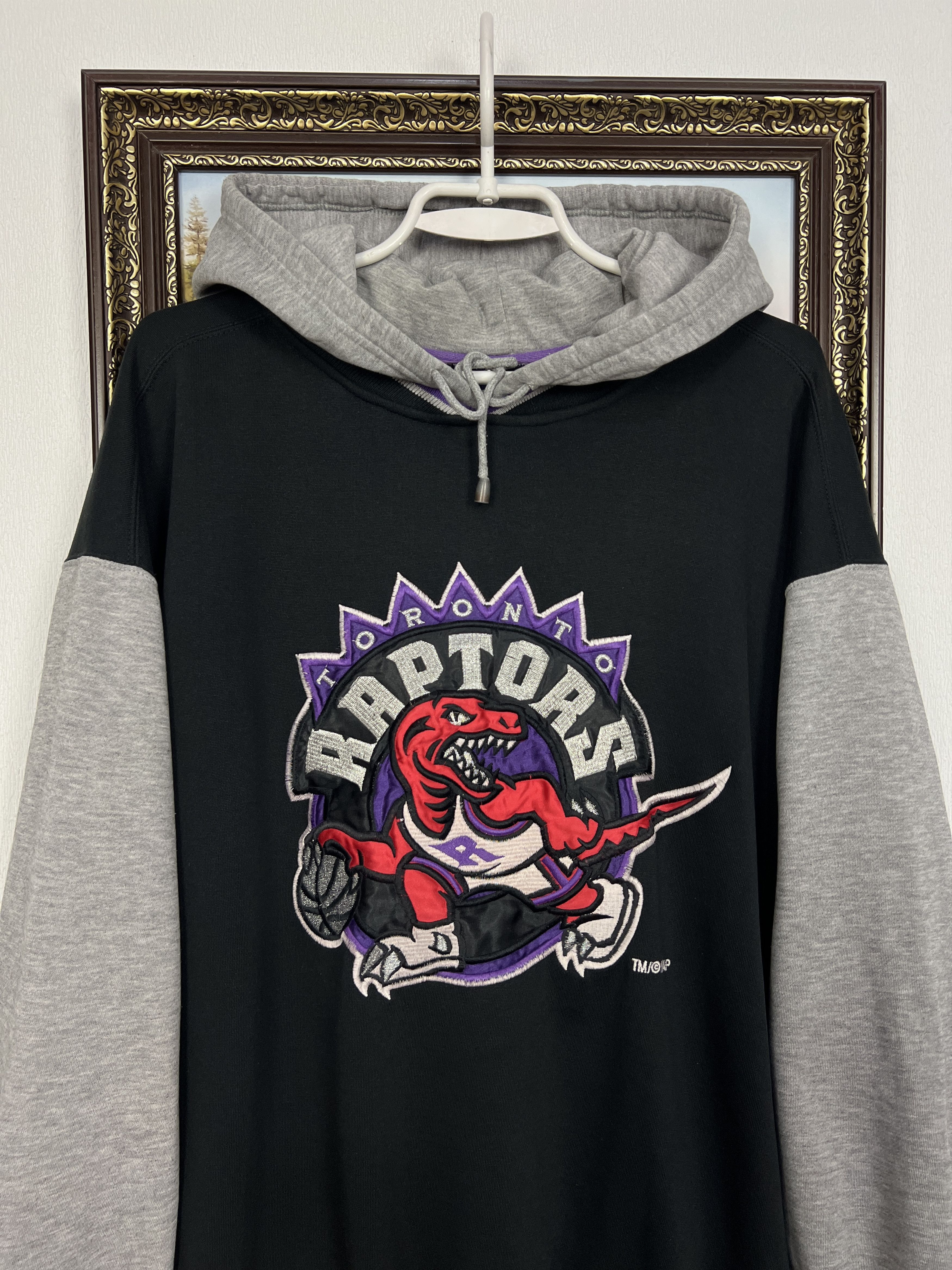 Starter Vintage 90's Toronto Raptors NBA Hoodie Jacket Big Logo Size US XL / EU 56 / 4 - 2 Thumbnail