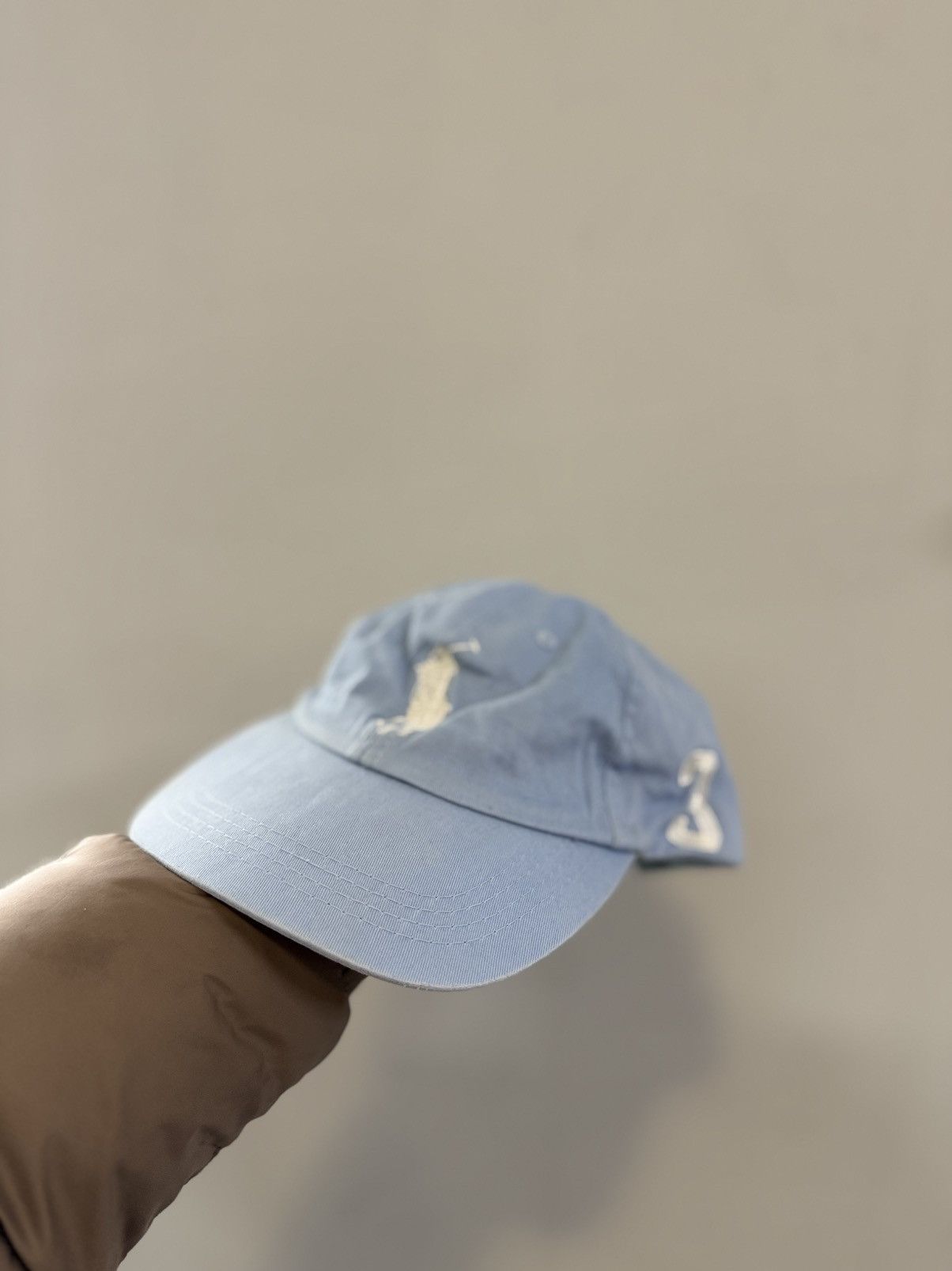 Polo Ralph Lauren × Vintage Vintage Polo Ralph Lauren Beige Hat Cap 90s Y2K Hype Size ONE SIZE - 6 Thumbnail