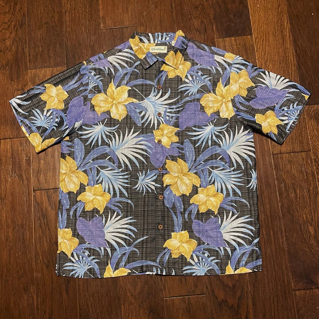 Caribbean Vintage Caribbean Hawaiian Button Down Shirt Size US L / EU 52-54 / 3 - 2 Thumbnail