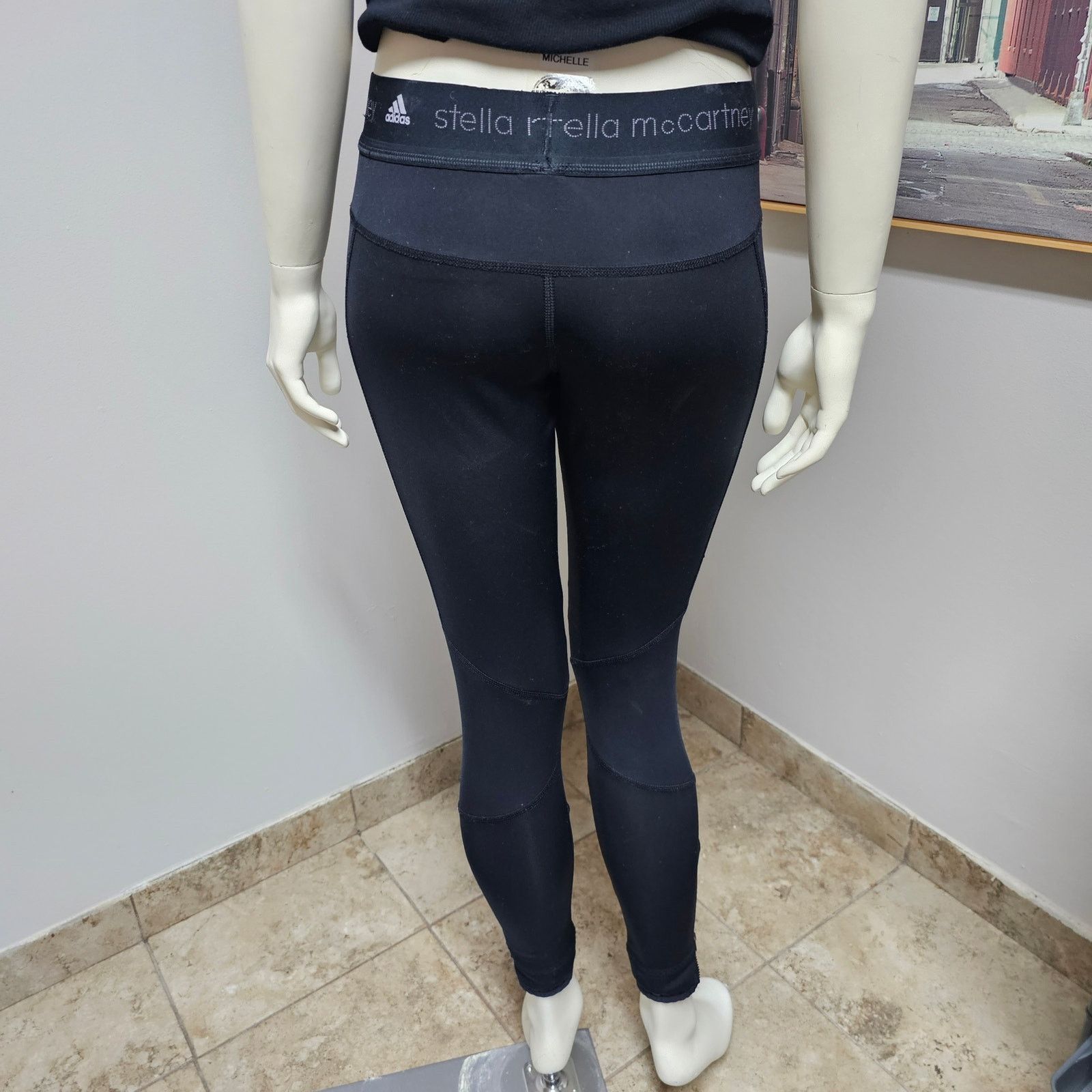 Stella McCartney Stella McCartney Adidas Leggings 7/8 sz M - ALTERED Size 26" / US 2 / IT 38 - 2 Thumbnail