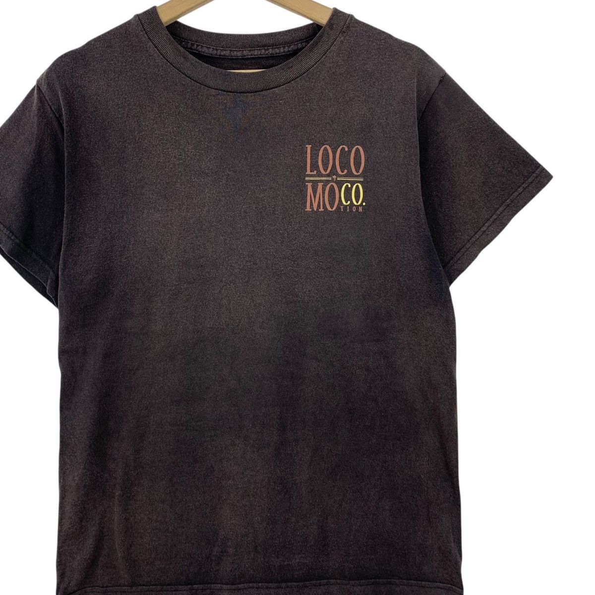 Vintage LOCAL MOTION HAWAII Breakfast Natural Faded Tee Shirt Size US M / EU 48-50 / 2 - 3 Thumbnail