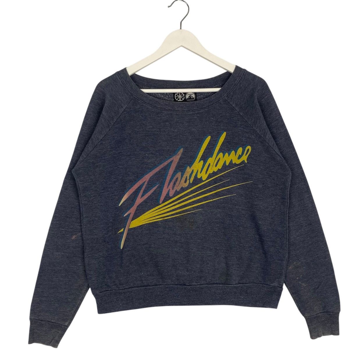 Vintage Vintage Flashdance Crewneck Sweatshirt Gray Pullover Size M Size US M / EU 48-50 / 2 - 1 Thumbnail