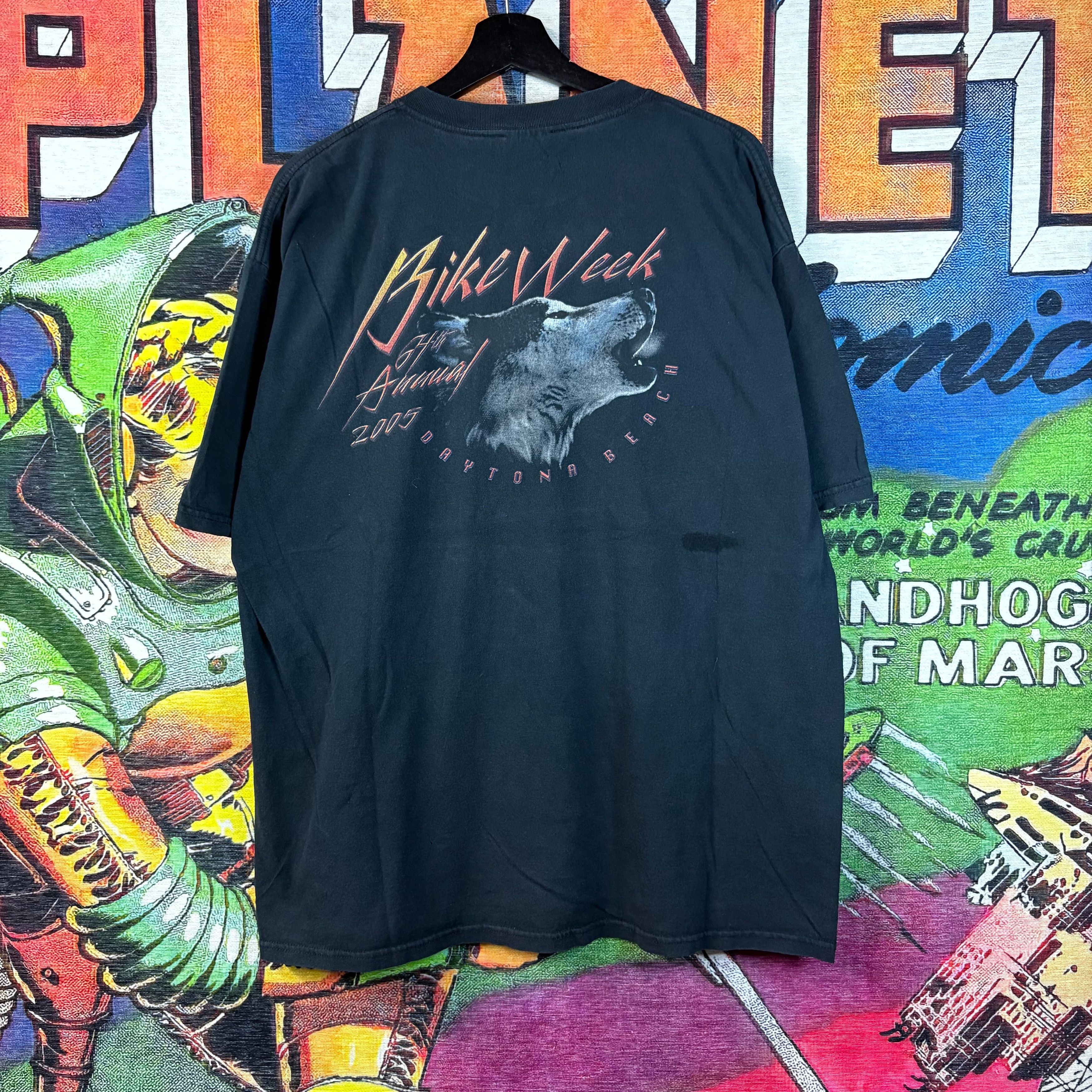 Vintage Y2K 2005 Bike Week 64th Annual Daytona Tee Size Large Size US L / EU 52-54 / 3 - 3 Thumbnail
