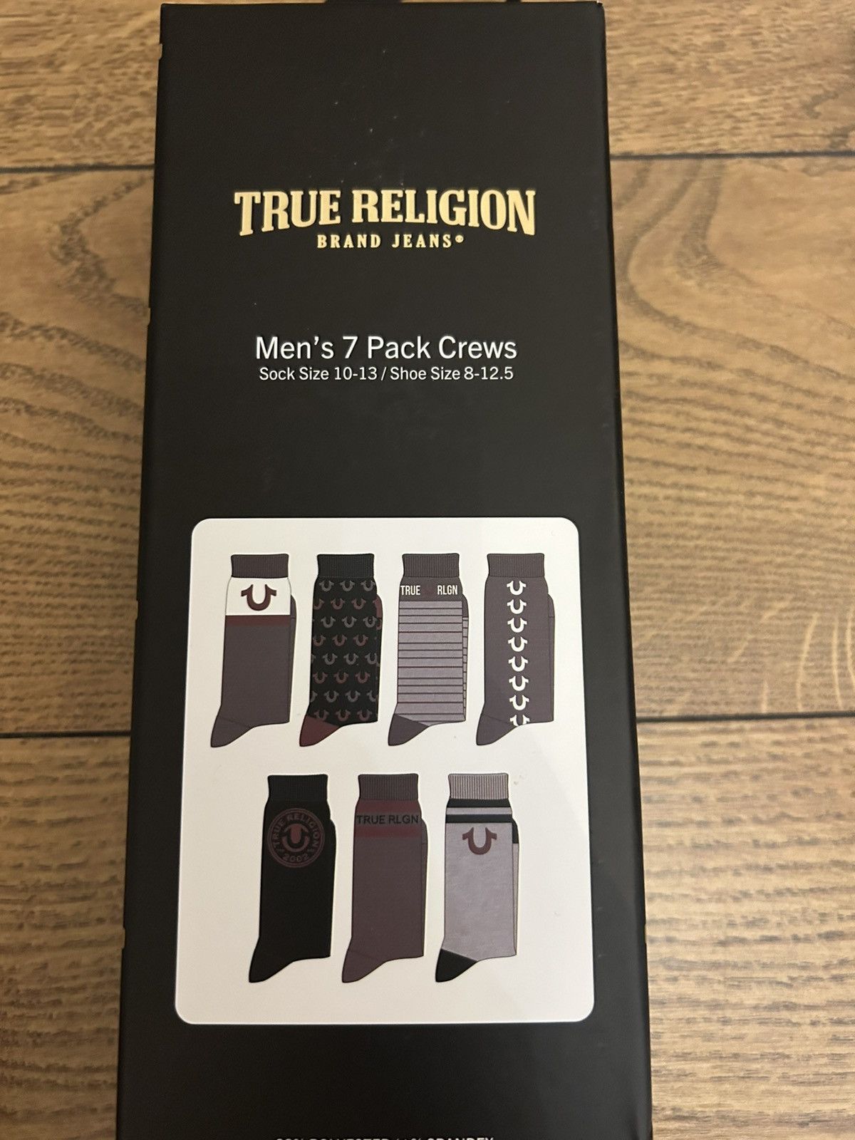True Religion True religion men's 7 pack crew Size ONE SIZE - 2 Thumbnail