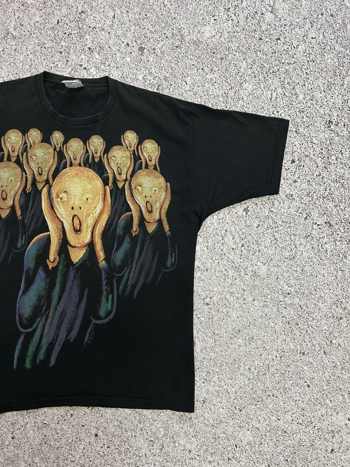 Liquid Blue × Vintage Vintage 1997 Edvard Munch Scream Liquid Blue Art T-Shirt Size US XL / EU 56 / 4 - 4 Thumbnail
