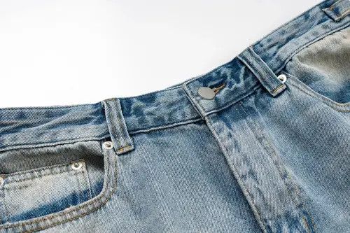 Japanese Brand Kahara x Hatsu Street washed hip hop skateboard denim shorts Size US 34 / EU 50 - 6 Thumbnail