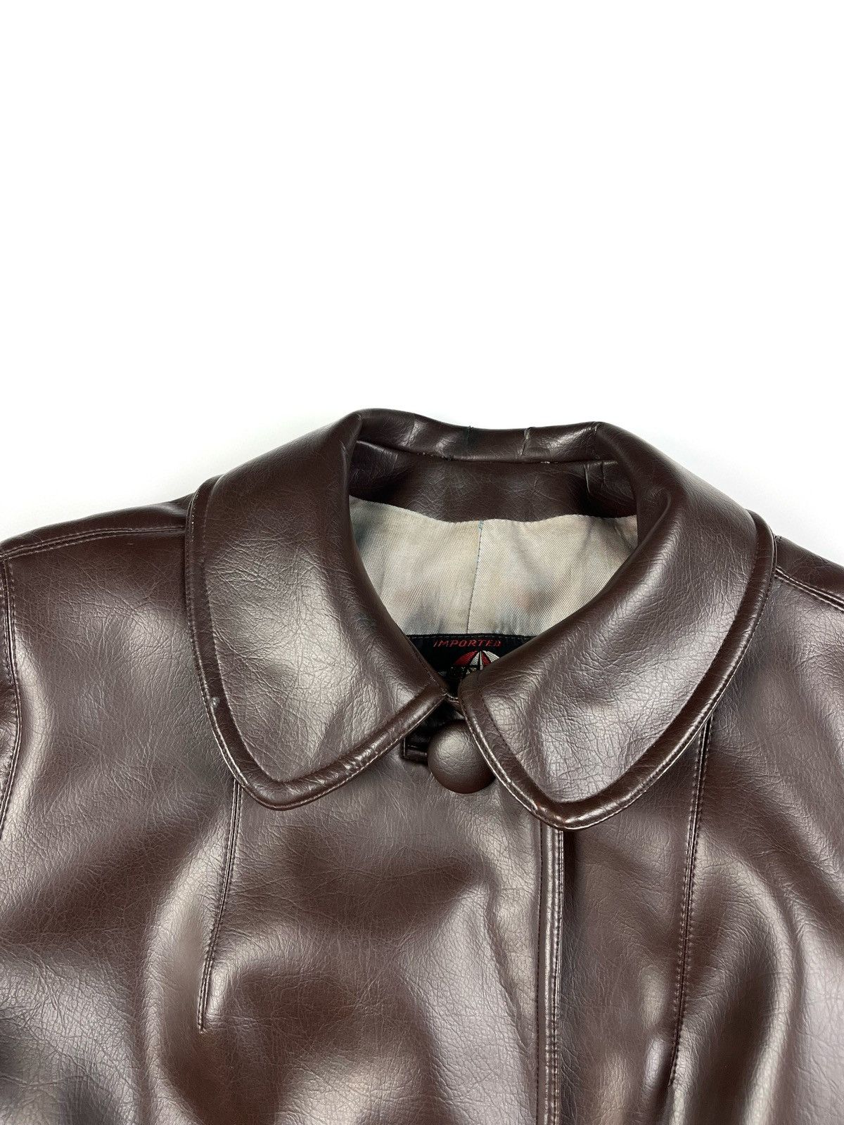 Leather Snia leather trench vinatge coat with belted Size S / US 4 / IT 40 - 6 Thumbnail