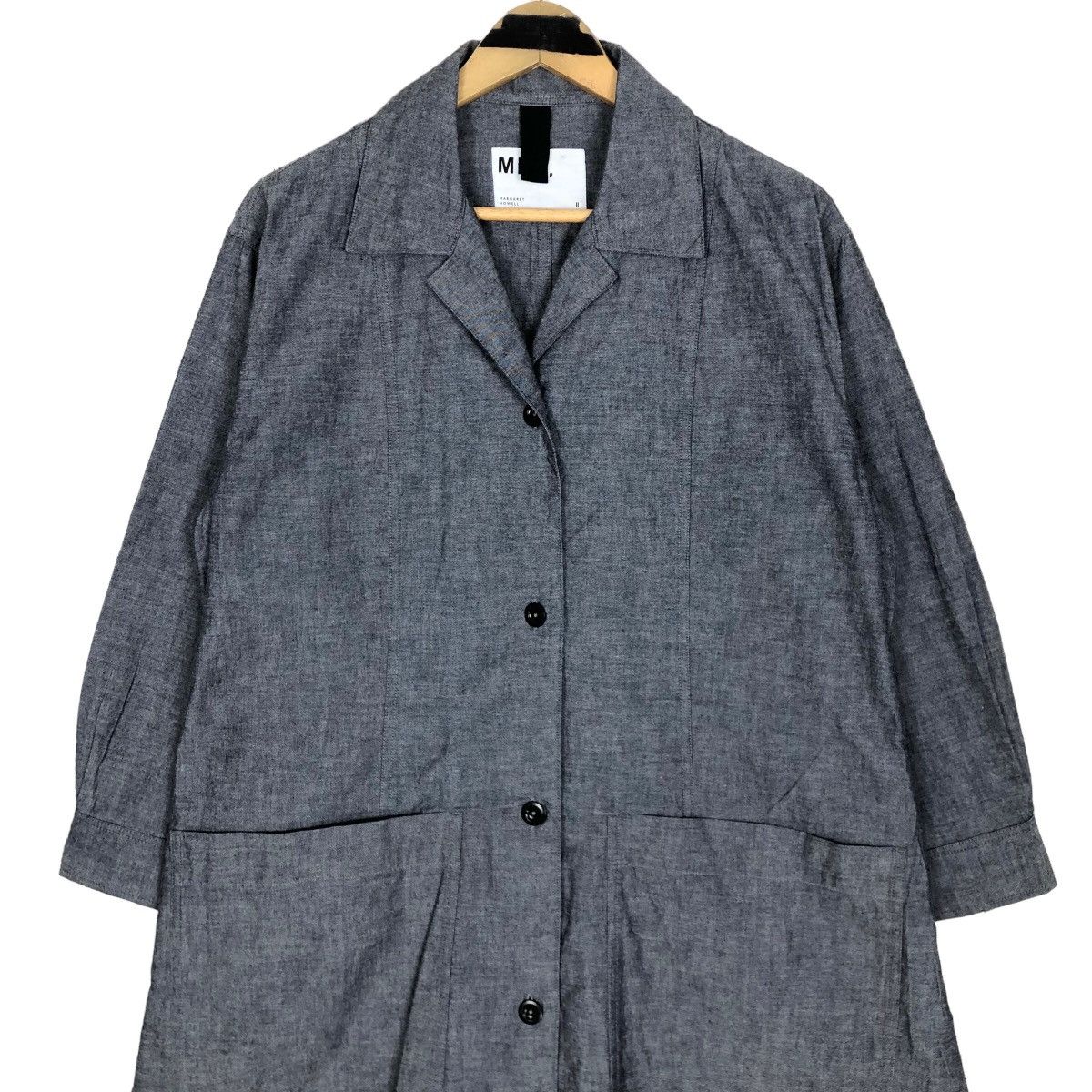 Designer × Margaret Howell Vintage Margaret Howell MHL Single Breasted Cotton Car Coat Size XS / US 0-2 / IT 36-38 - 3 Thumbnail