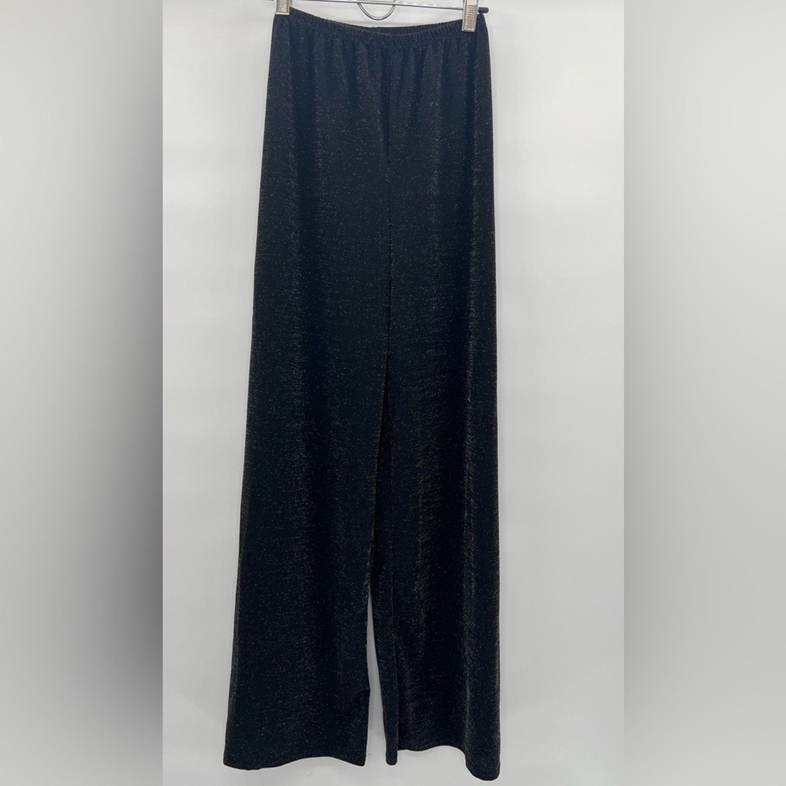 Boohoo Boohoo Shiny Wide Leg Pants Women Long Pants Size 2 Size 26" / US 2 / IT 38 - 3 Thumbnail