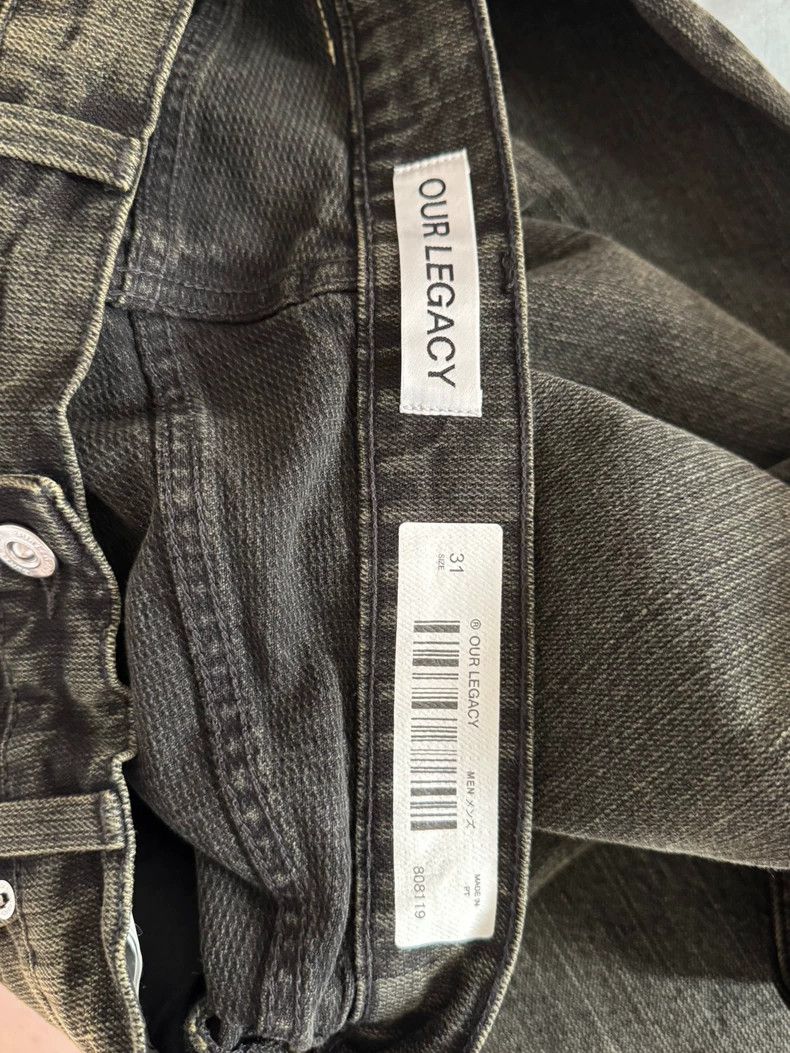 Our Legacy Our Legacy size31 Wash bamboo crease wide leg jeans Size US 31 - 4 Thumbnail