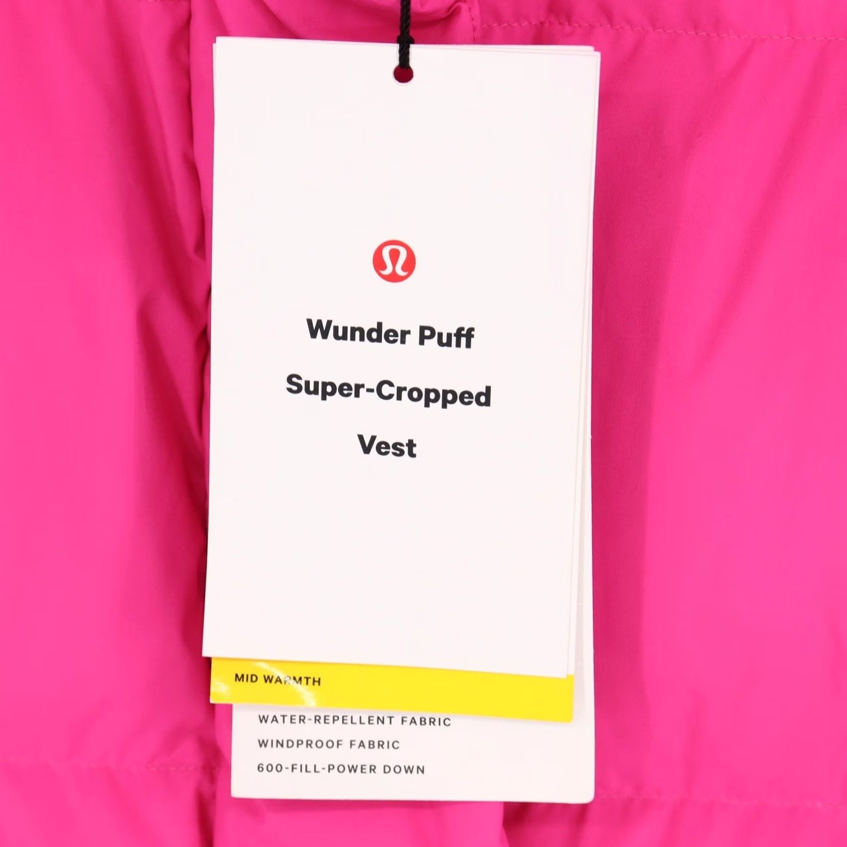 Lululemon Lululemon Wunder Puff Vest Size 12 Pink Puffer Hooded NWT Womens Short Sleeveless Down Water Resistant Bodywarmer Snap Button Size XL / US 12-14 / IT 48-50 - 6 Thumbnail