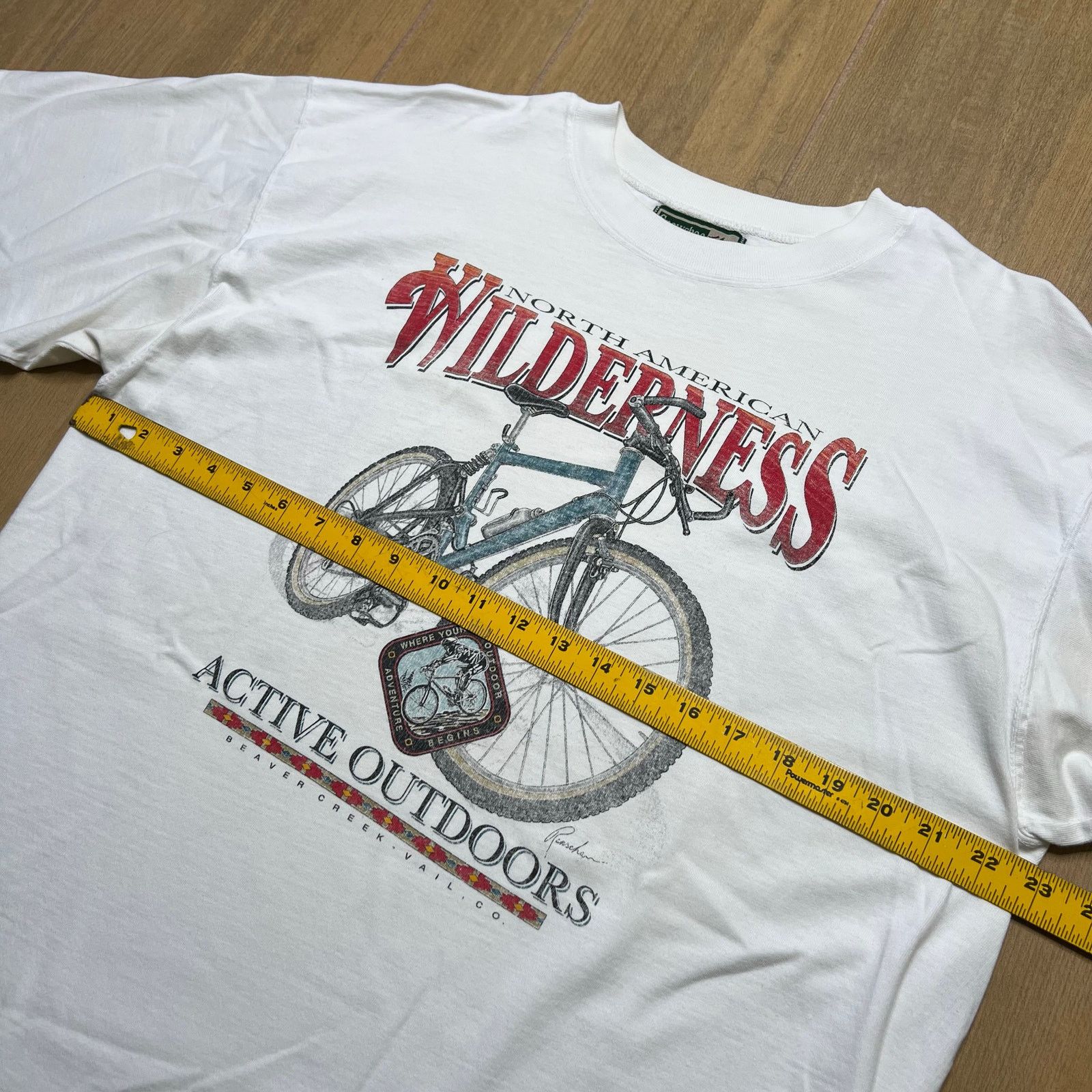 Vintage Vintage 90s North American Wilderness T shirt Outdoors Sz L Size US L / EU 52-54 / 3 - 7 Thumbnail
