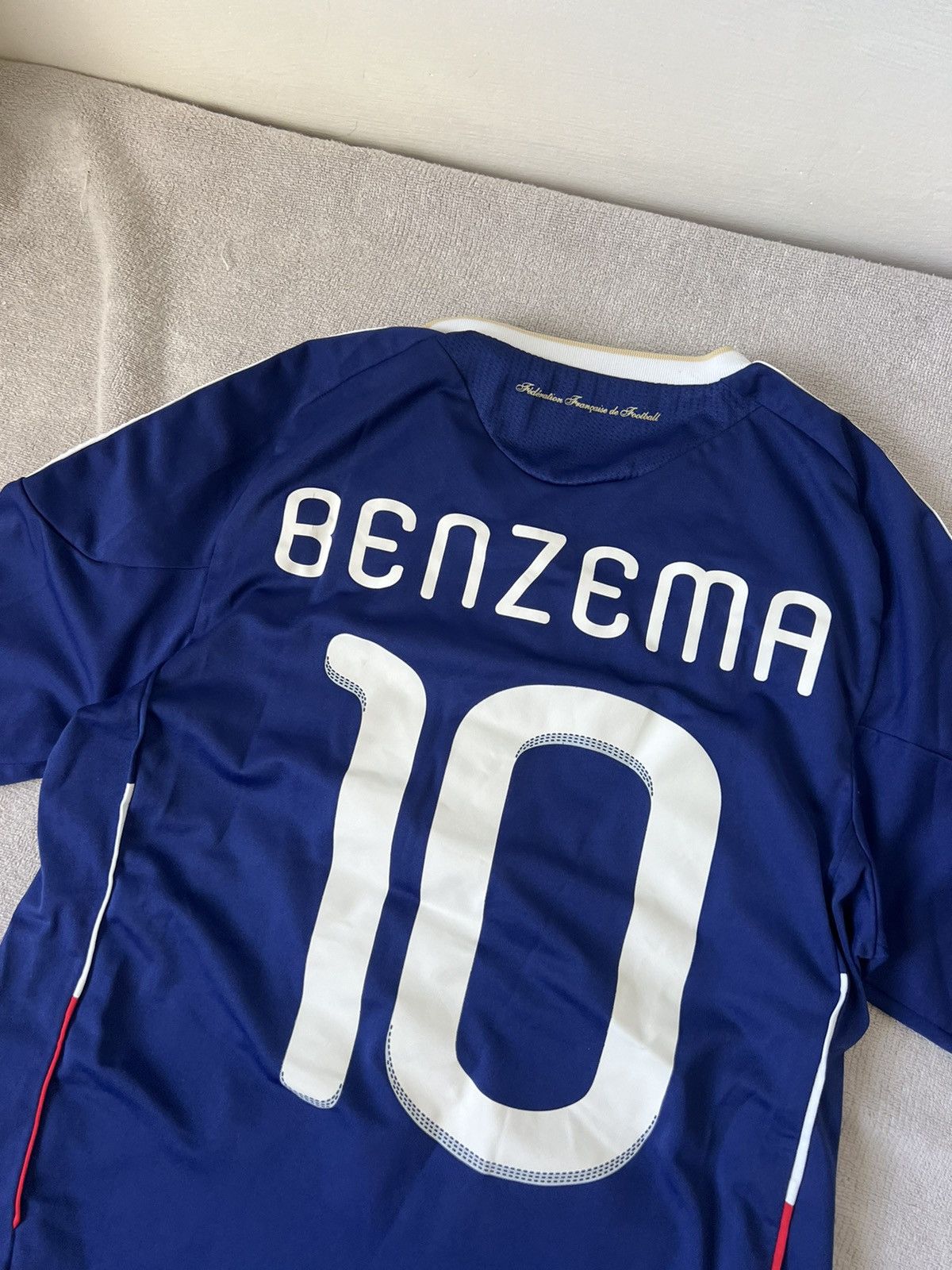 Adidas Adidas France vintage football soccer jersey Benzema 2010 Size US S / EU 44-46 / 1 - 1 Thumbnail