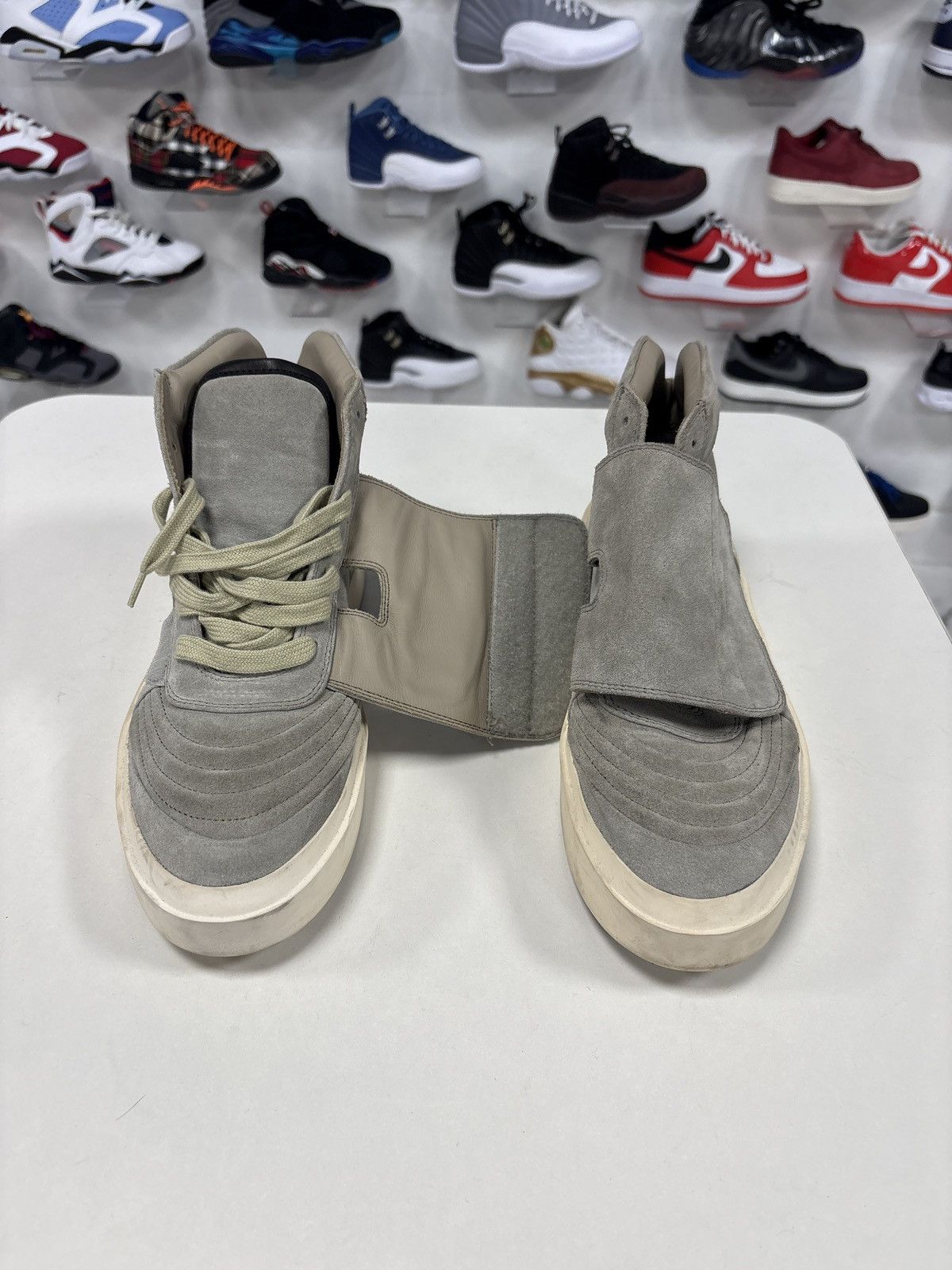 Fear of God Fear of God Grey Suede Skate High Top Sneakers Size 41 Size US 8 / EU 41 - 6 Thumbnail