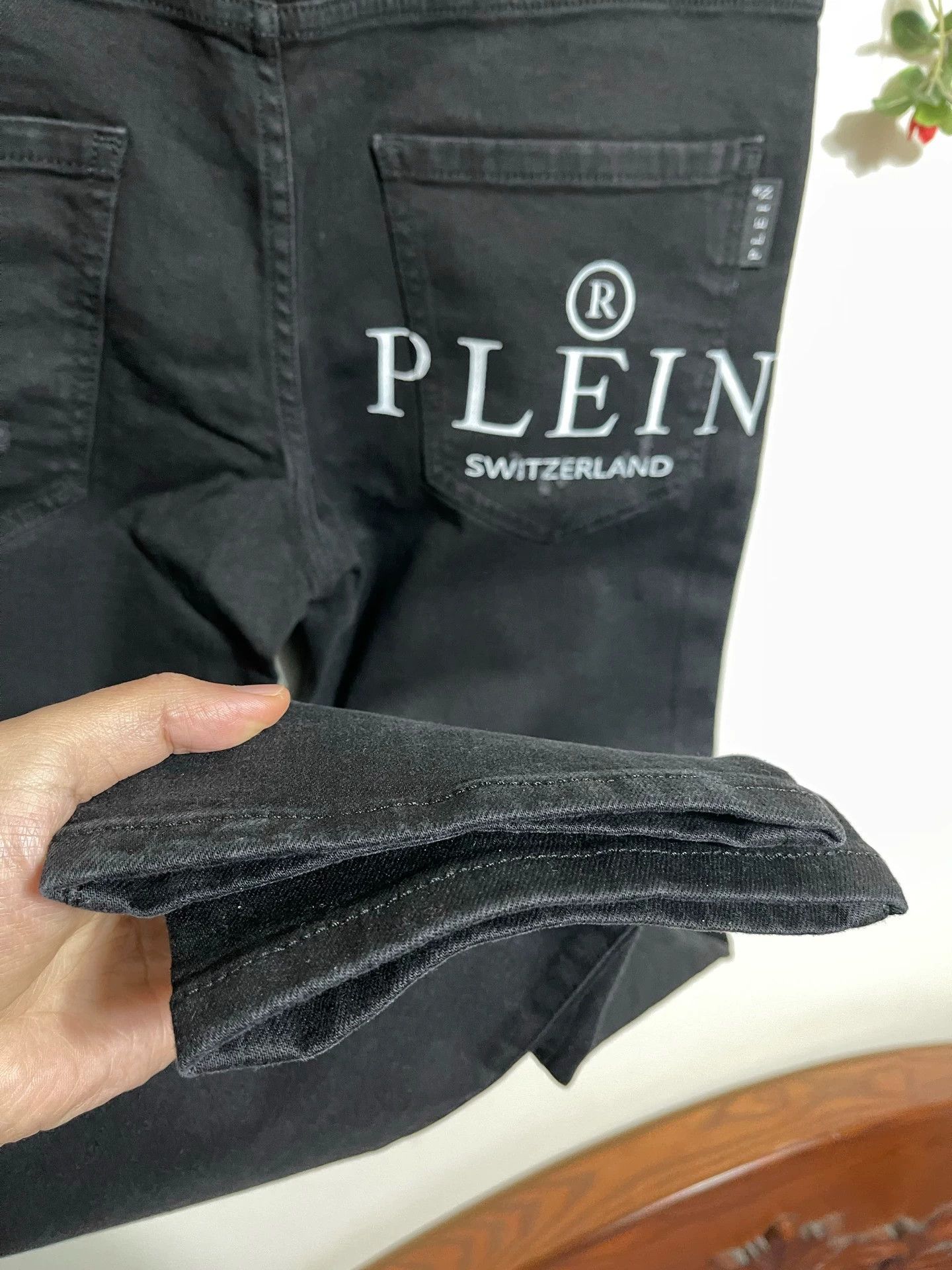Philipp Plein Philipp Plein Black Distressed Stretch Slim Mid Jeans 36 Size US 36 / EU 52 - 7 Thumbnail