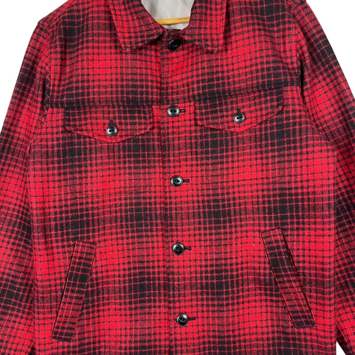 Japanese Brand 🔥 VINTAGE JAPANESE CPO PLAID SHIRT JACKET Size US M / EU 48-50 / 2 - 2 Thumbnail