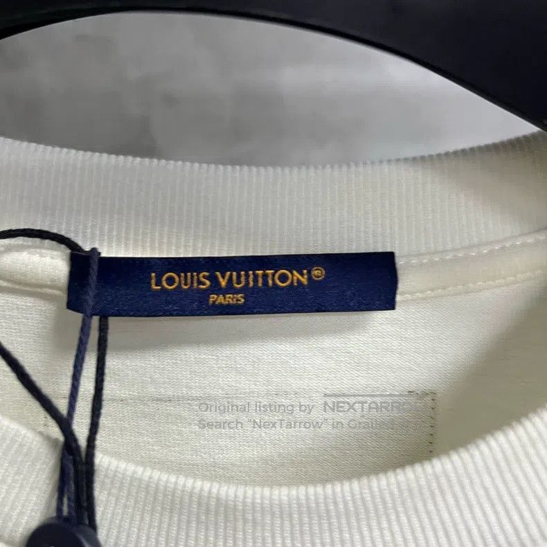 Louis Vuitton Louis Vuitton White rainbow-letter-print crew-neck short-s Size US XL / EU 56 / 4 - 2 Thumbnail