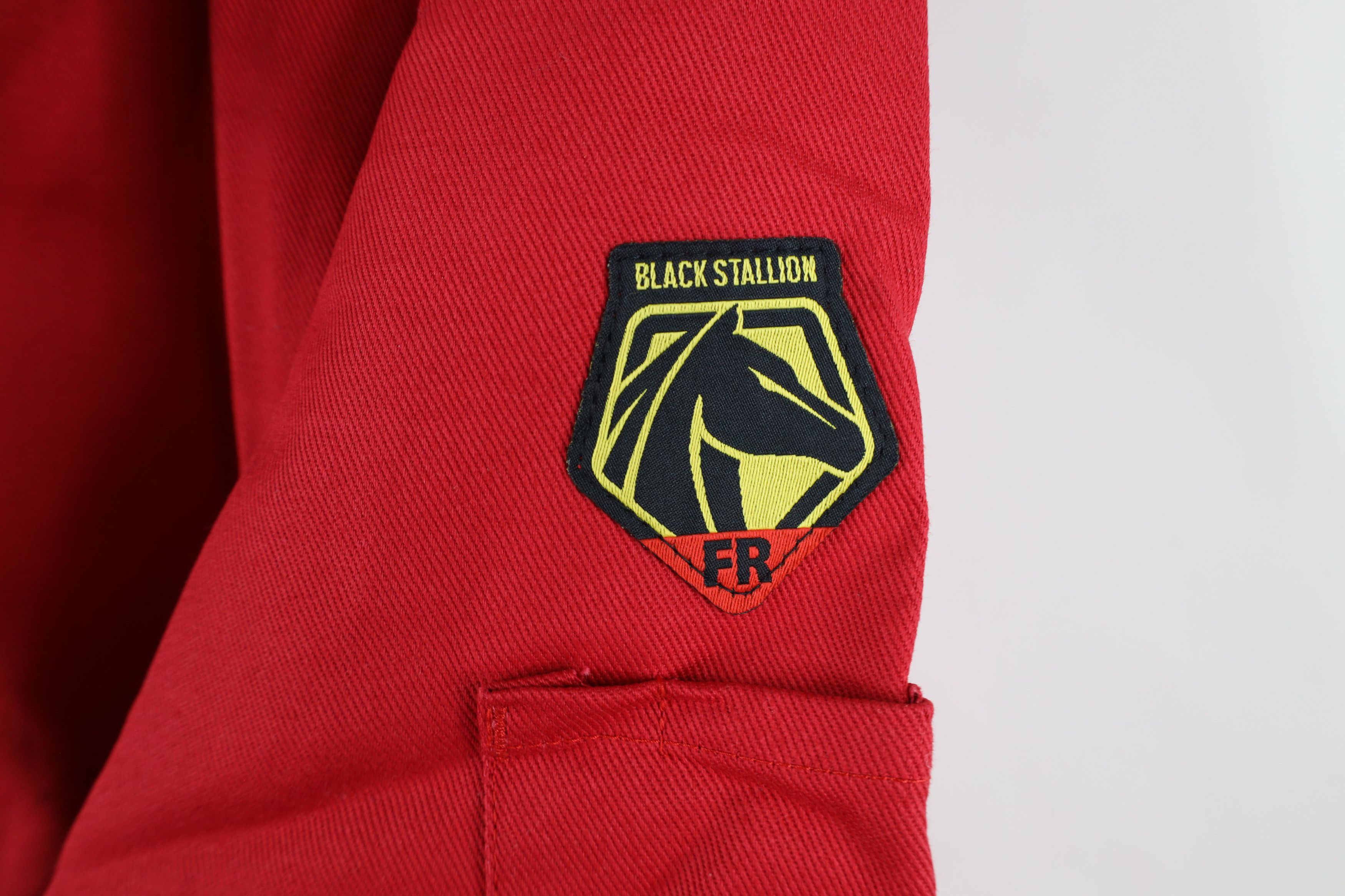 Vintage New Resistant FR 9oz Welding Workwear Mechanic Jacket Red Size US XXL / EU 58 / 5 - 4 Thumbnail