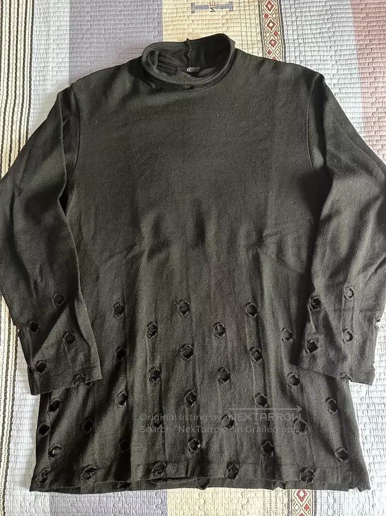Y's Y's Wool destroyed high collar and long sleeves Size US M / EU 48-50 / 2 - 1 Thumbnail