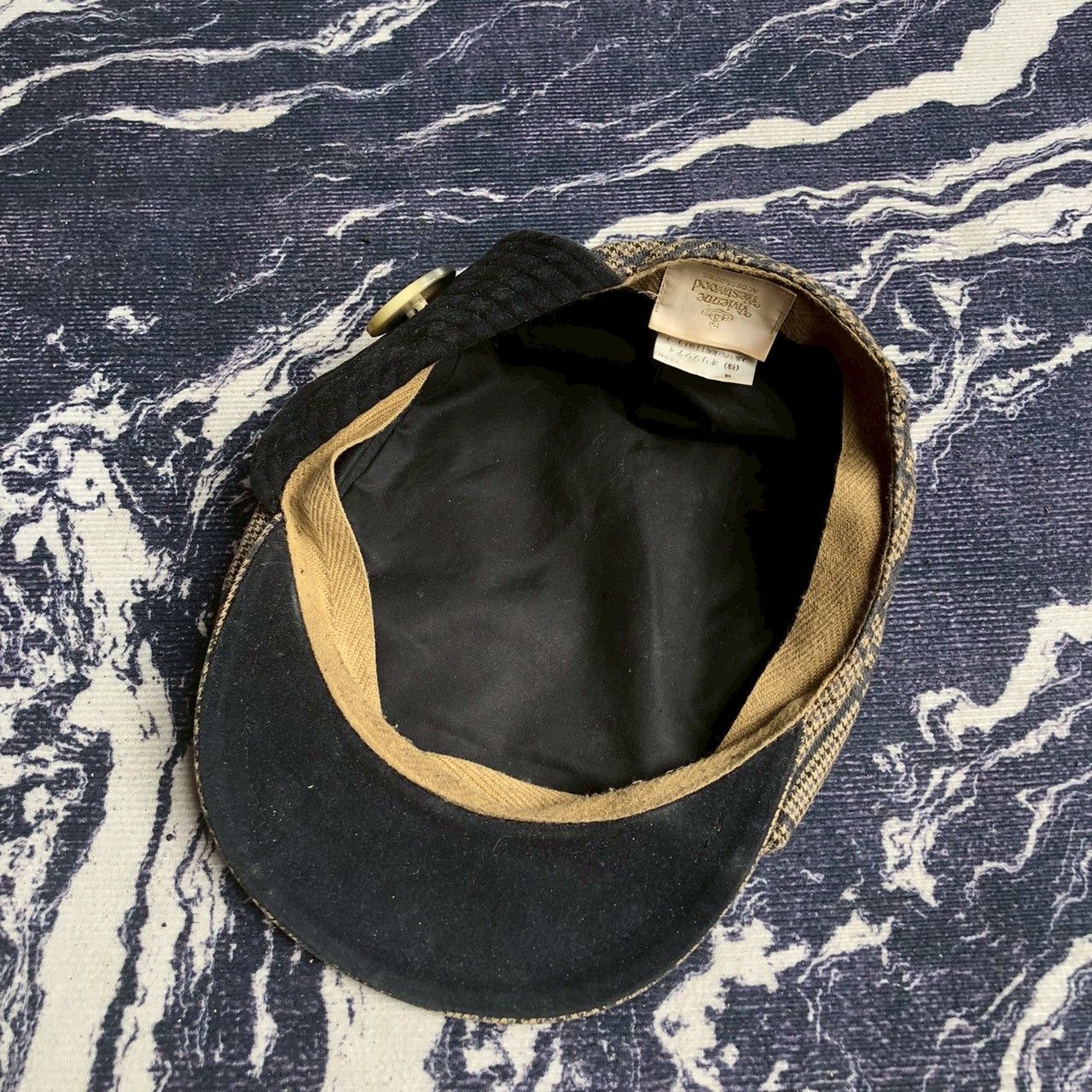 Vivienne Westwood Vintage Vivienne Westwood Orb Button Plaid Hunting Cap Size ONE SIZE - 4 Thumbnail