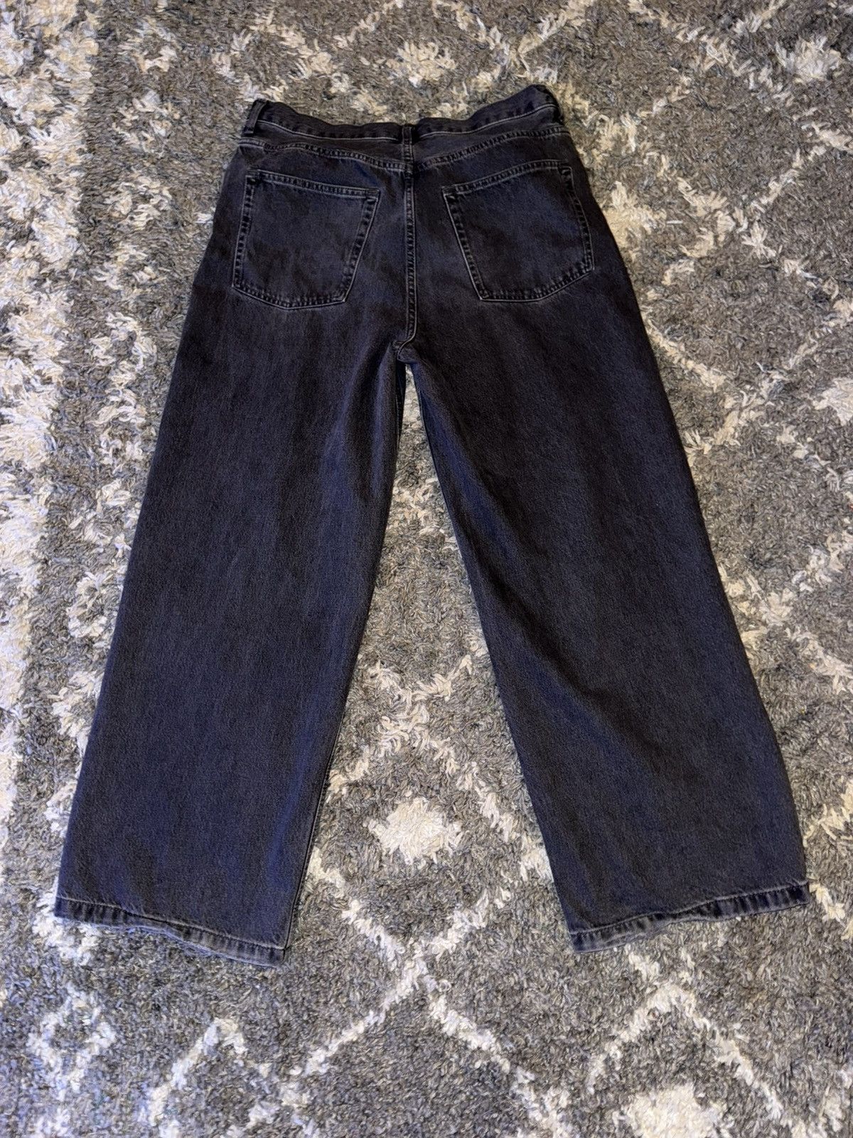 Cos COS Women’s Volume Jeans ‘Washed Black’ Size US 31 - 1 Thumbnail