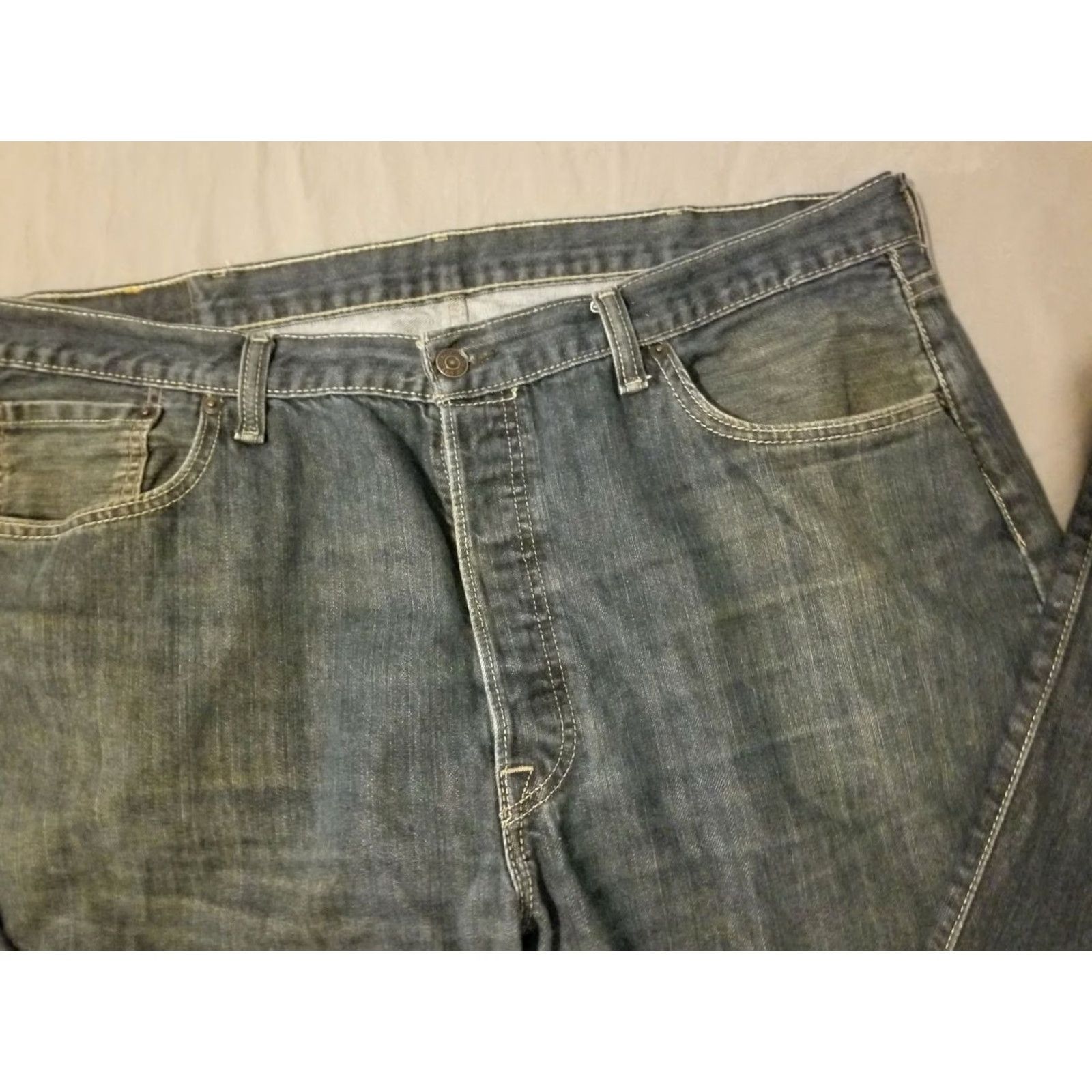 Levi's Levi's 501 Jeans Men's 40x32 Denim Classic Straight Blue Pants Regular Inseam 32 Size US 40 / EU 56 - 5 Thumbnail