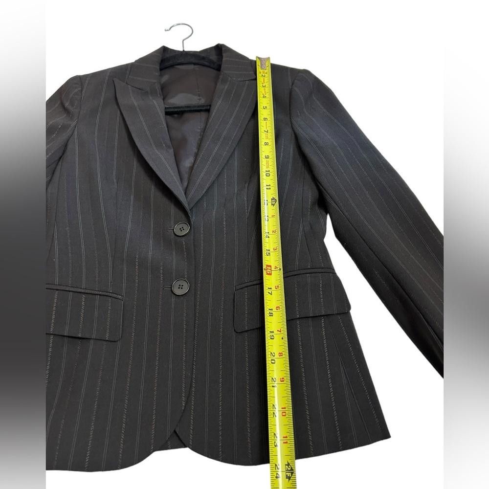 Theory Theory l Wool Blend Charcoal Pinstripe Blazer Jacket Size 2 Size XS / US 0-2 / IT 36-38 - 5 Thumbnail