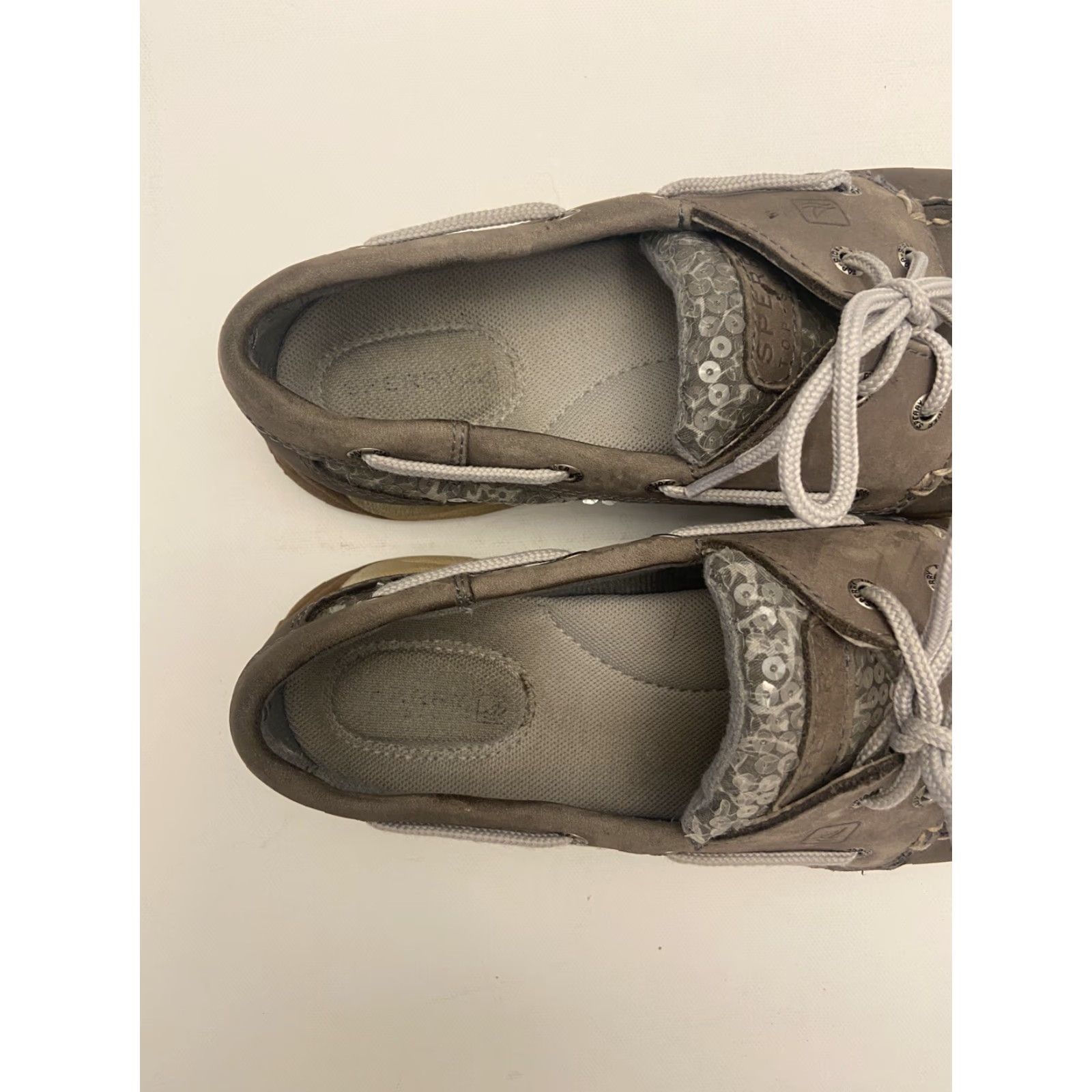 Sperry Sperry Top Sider Women’s 8.5 Brown Slip-On Leather Flat - Womens - Size 8.5 - Brown Sparkly - Top Sider - Sperry Shoes Size M / US 6-8 / IT 42-44 - 5 Thumbnail