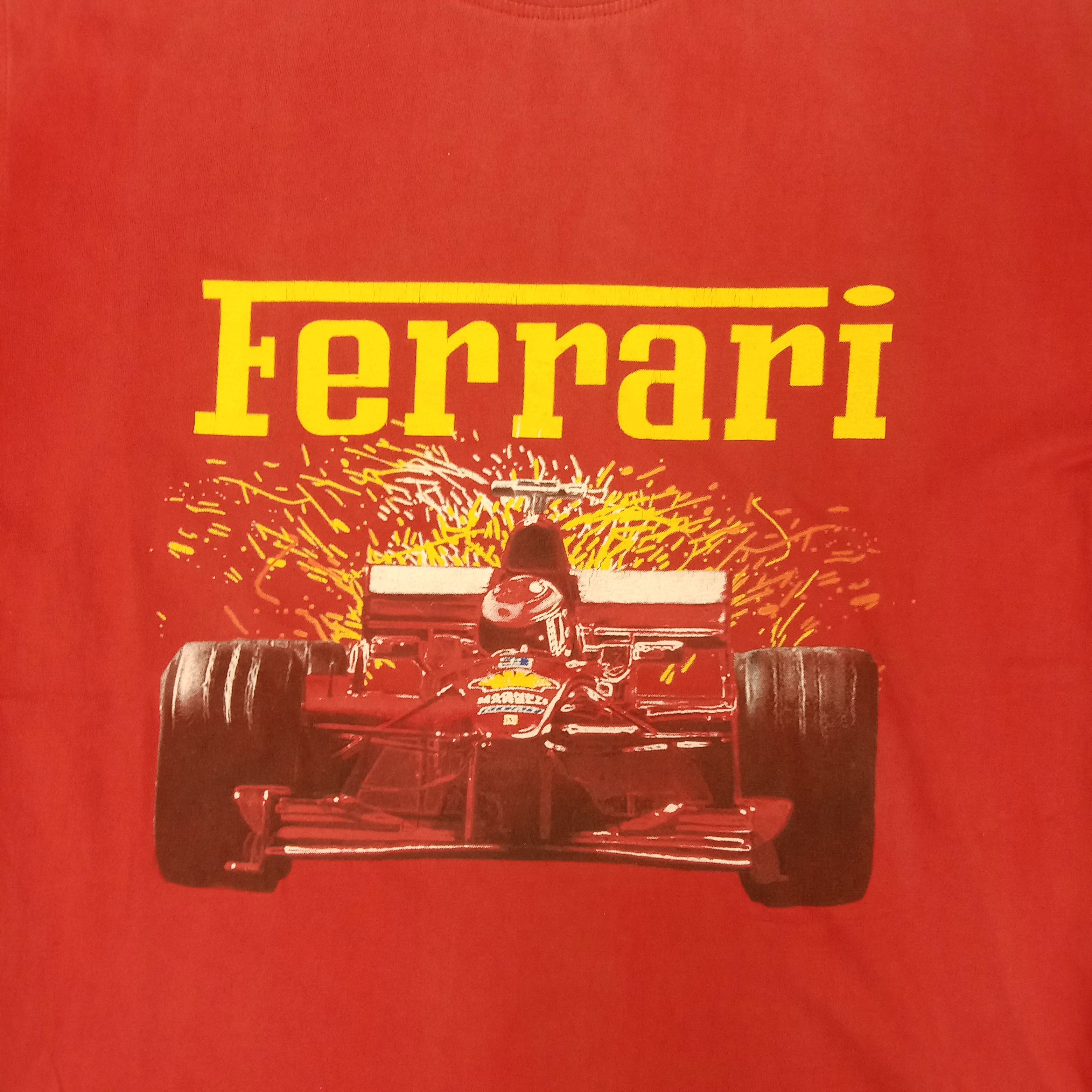 Vintage Ferrari Formula One F1 Racing Team Tshirt Size US L / EU 52-54 / 3 - 2 Thumbnail