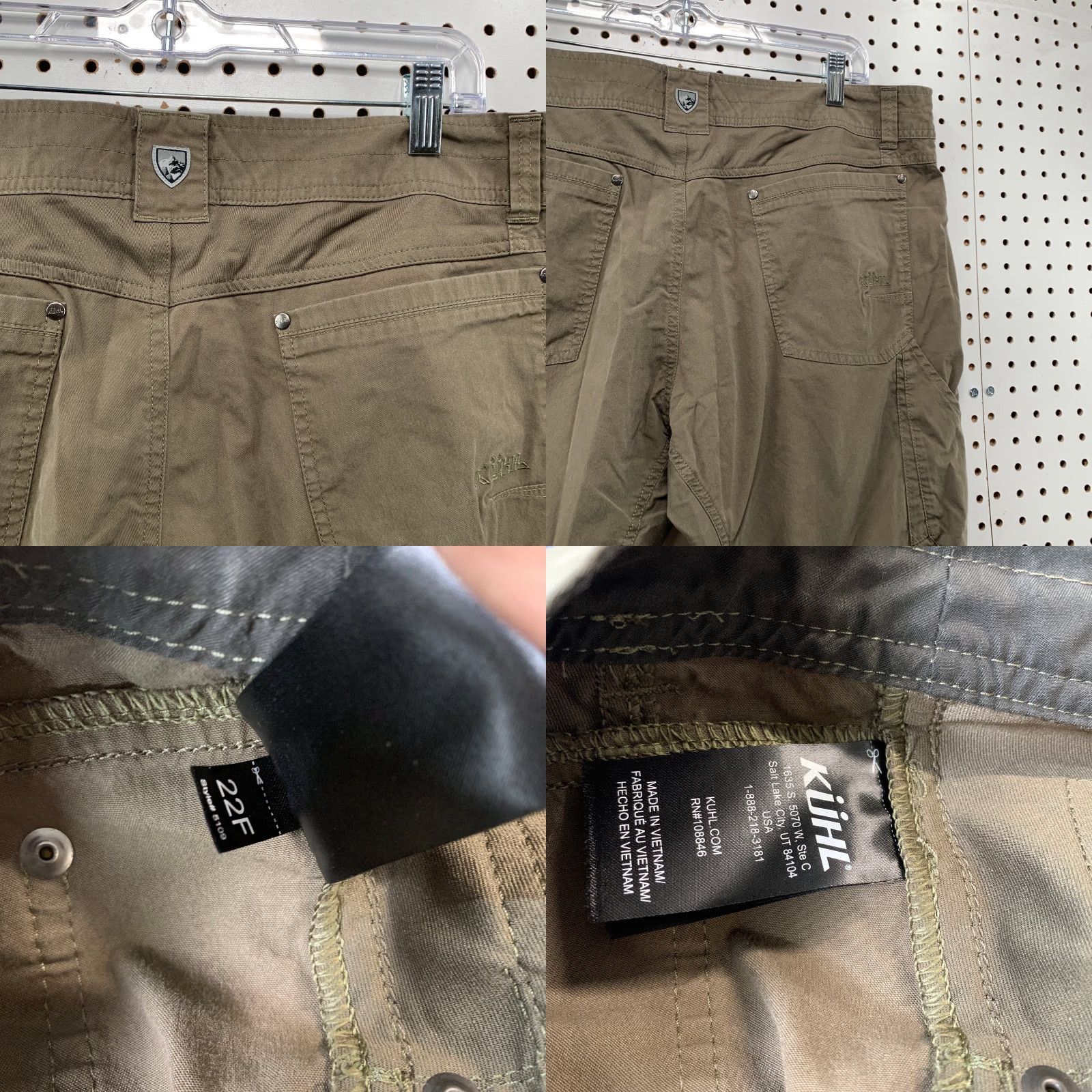 Vintage KUHL RADIKL Hiking Pants Mens 38x32 Brown Stretch Outdoor Work Lightweight Size US 38 / EU 54 - 8 Thumbnail